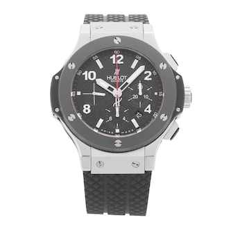 Pre-Owned Hublot Big Bang Original Steel Ceramic 44mm Stainless Steel Pre-Owned Hublot Big Bang Original Steel Ceramic 44mm Stainless Steel