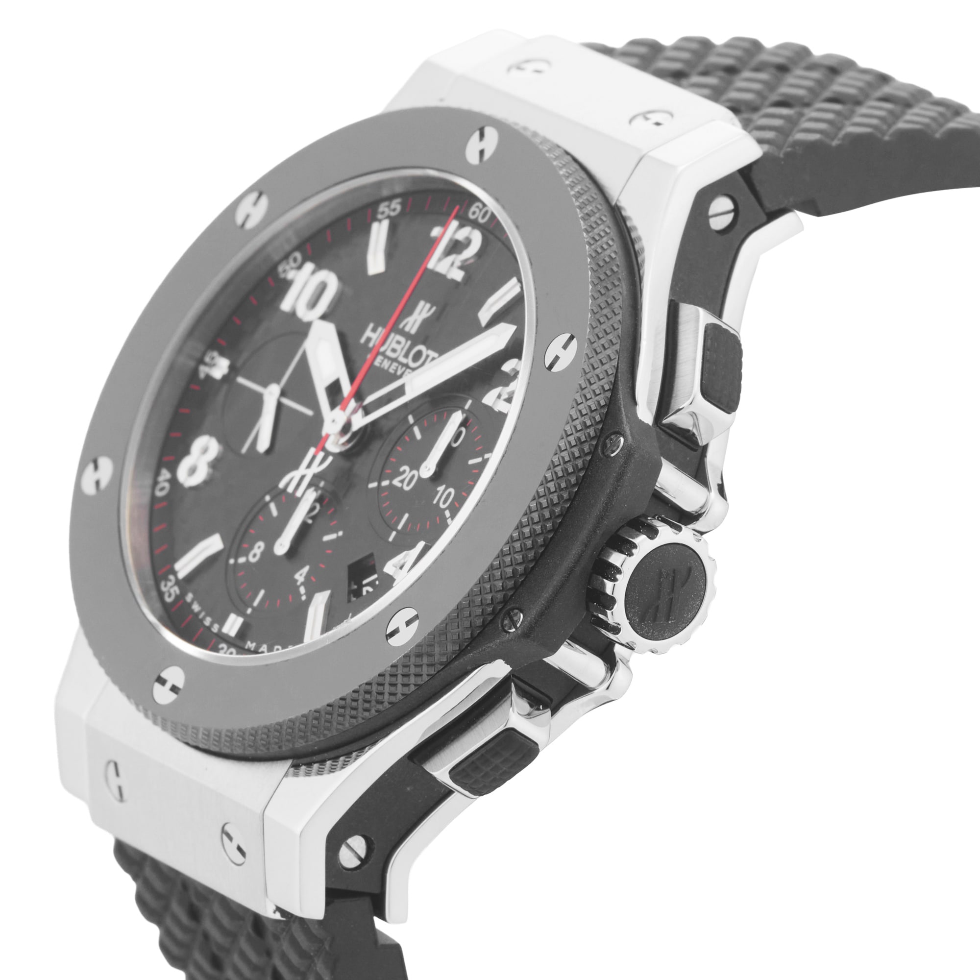 Pre-Owned Hublot Big Bang Original Steel Ceramic 44mm Stainless Steel Pre-Owned Hublot Big Bang Original Steel Ceramic 44mm Stainless Steel