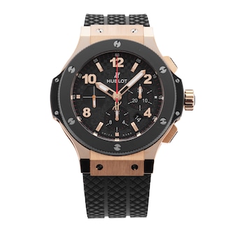 Pre-Owned Hublot Big Bang Original Gold Ceramic 44mm Rose Gold and Titanium Pre-Owned Hublot Big Bang Original Gold Ceramic 44mm Rose Gold and Titanium