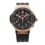 Pre-Owned Hublot Big Bang Original Gold Ceramic 44mm Rose Gold and Titanium