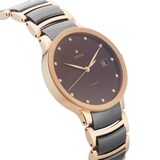 Pre-Owned Rado Pre-Owned Rado Centrix Automatic Diamonds 38mm Stainless Steel and PVD  R30036752