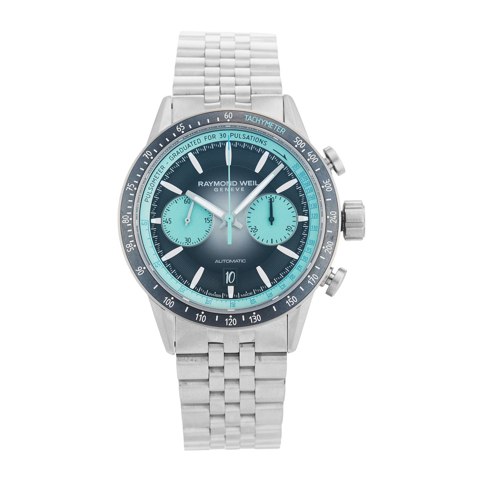 Pre-Owned Raymond Weil Freelancer Pop Limited Edition 43.5mm Titanium Pre-Owned Raymond Weil Freelancer Pop Limited Edition 43.5mm Titanium