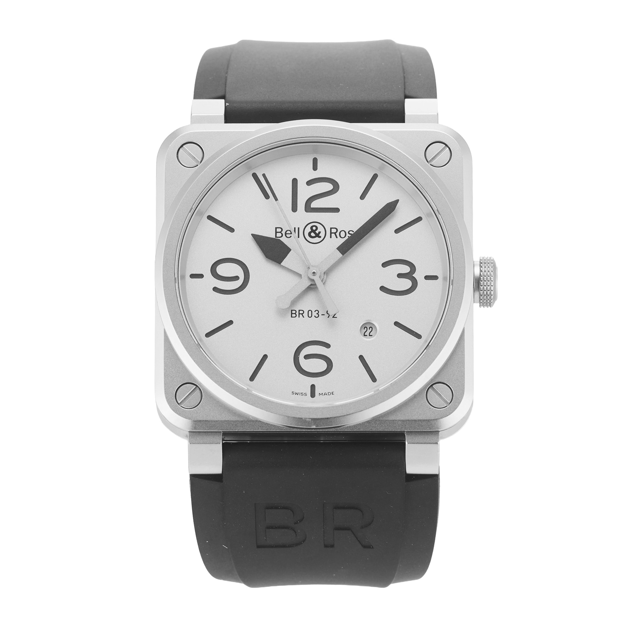 Pre-Owned Bell & Ross BR-03-92 Horoblack Limited Edition 42mm Stainless Steel Pre-Owned Bell & Ross BR-03-92 Horoblack Limited Edition 42mm Stainless Steel