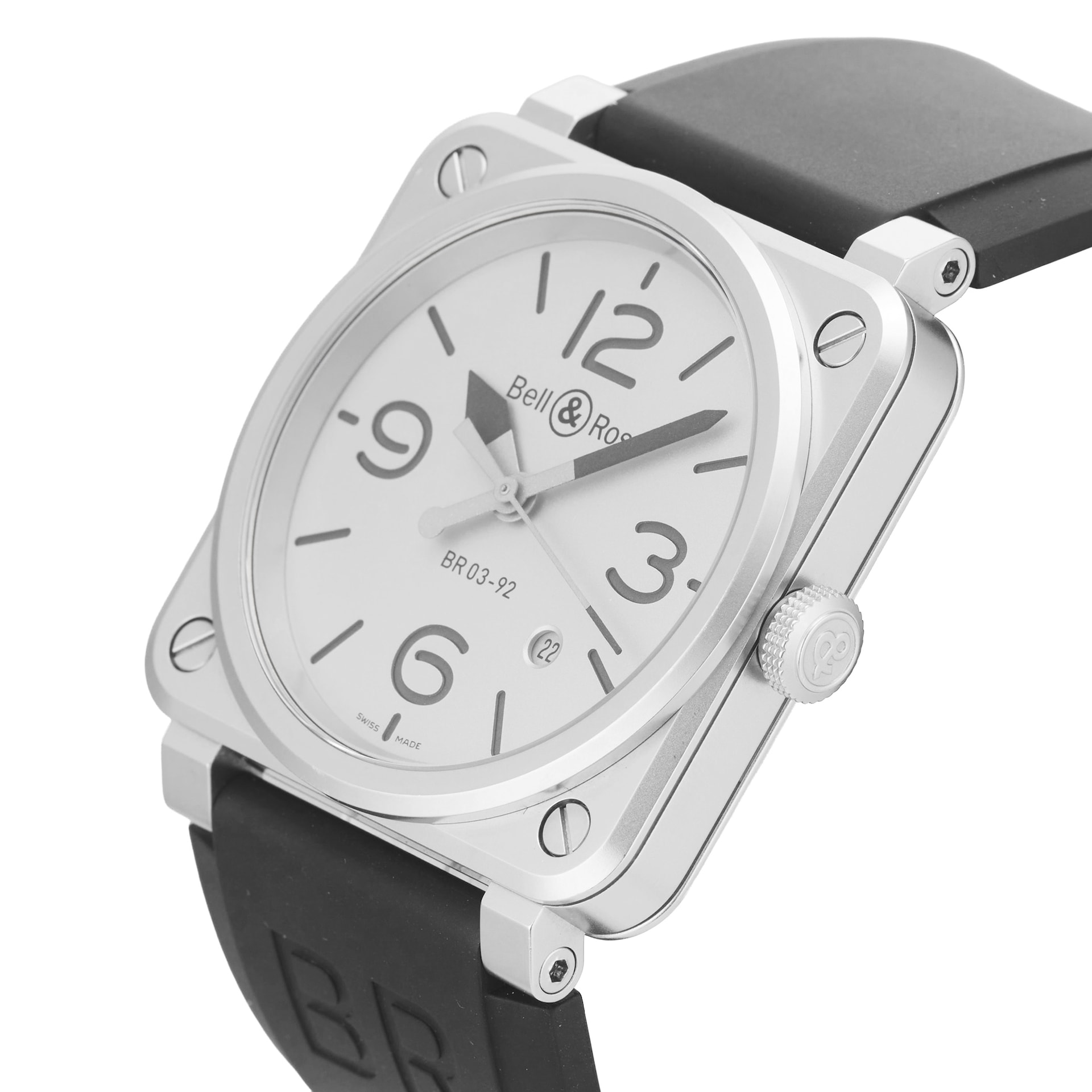 Pre-Owned Bell & Ross BR-03-92 Horoblack Limited Edition 42mm Stainless Steel Pre-Owned Bell & Ross BR-03-92 Horoblack Limited Edition 42mm Stainless Steel
