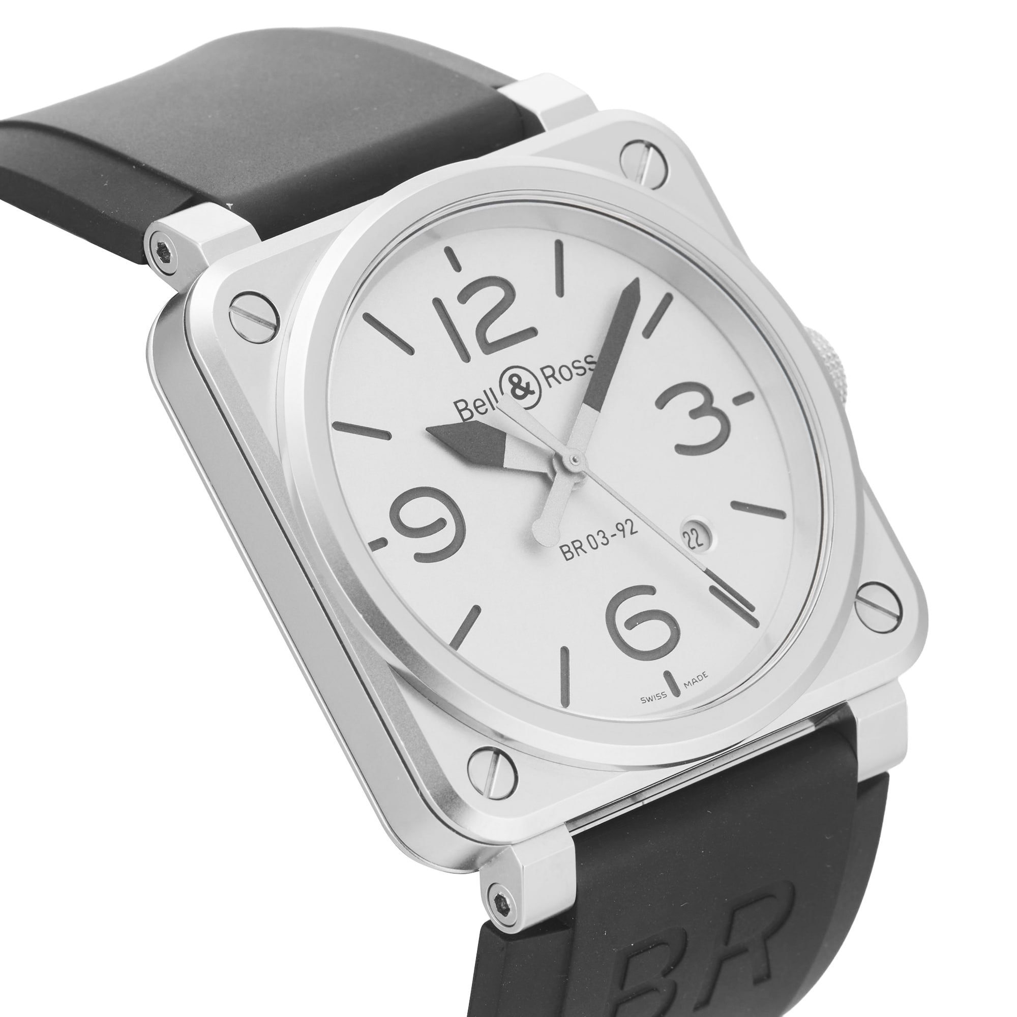 Pre-Owned Bell & Ross BR-03-92 Horoblack Limited Edition 42mm Stainless Steel Pre-Owned Bell & Ross BR-03-92 Horoblack Limited Edition 42mm Stainless Steel