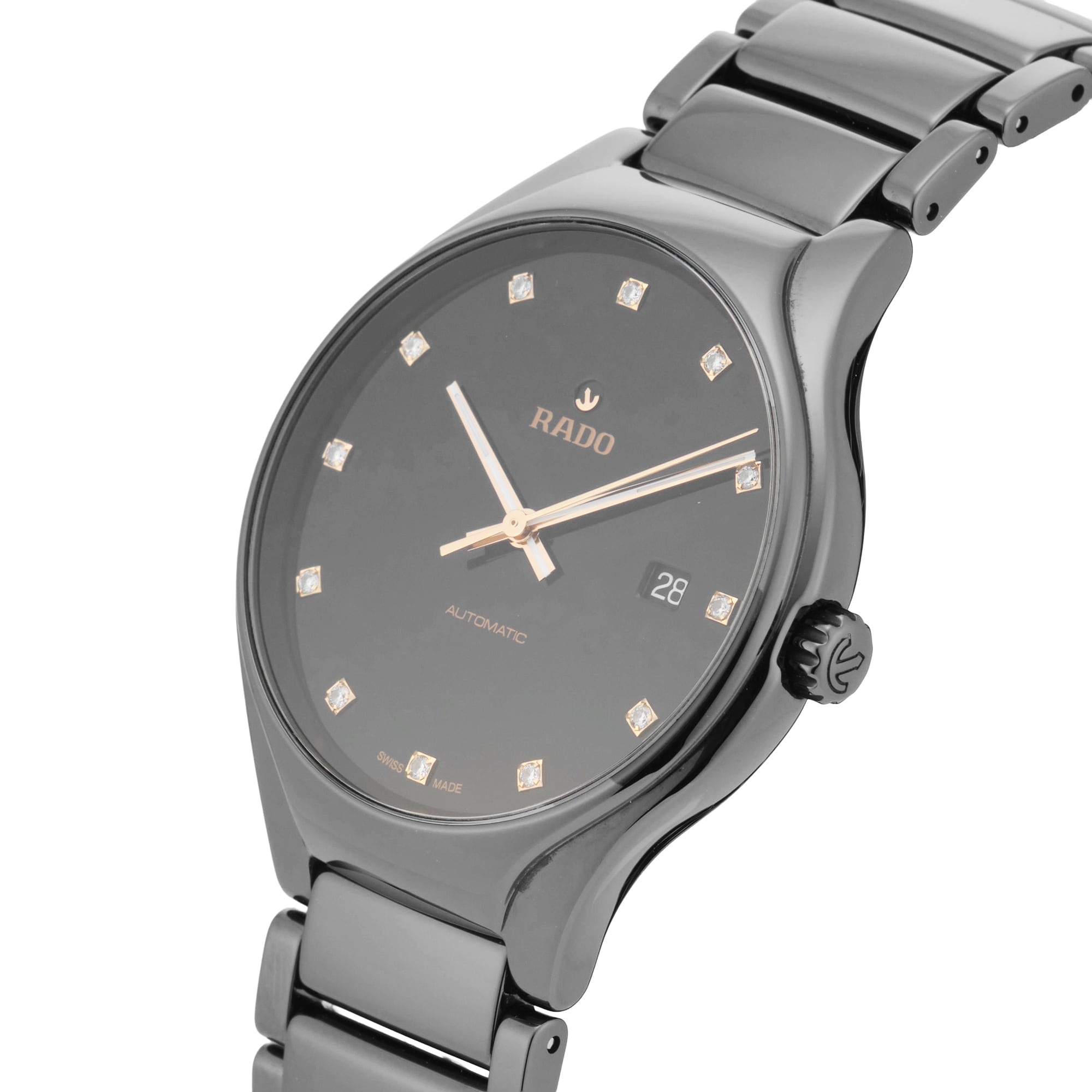 Rounding Off Policy Pre-Owned Rado True Round 40mm Ceramic R27056732 | Goldsmiths
