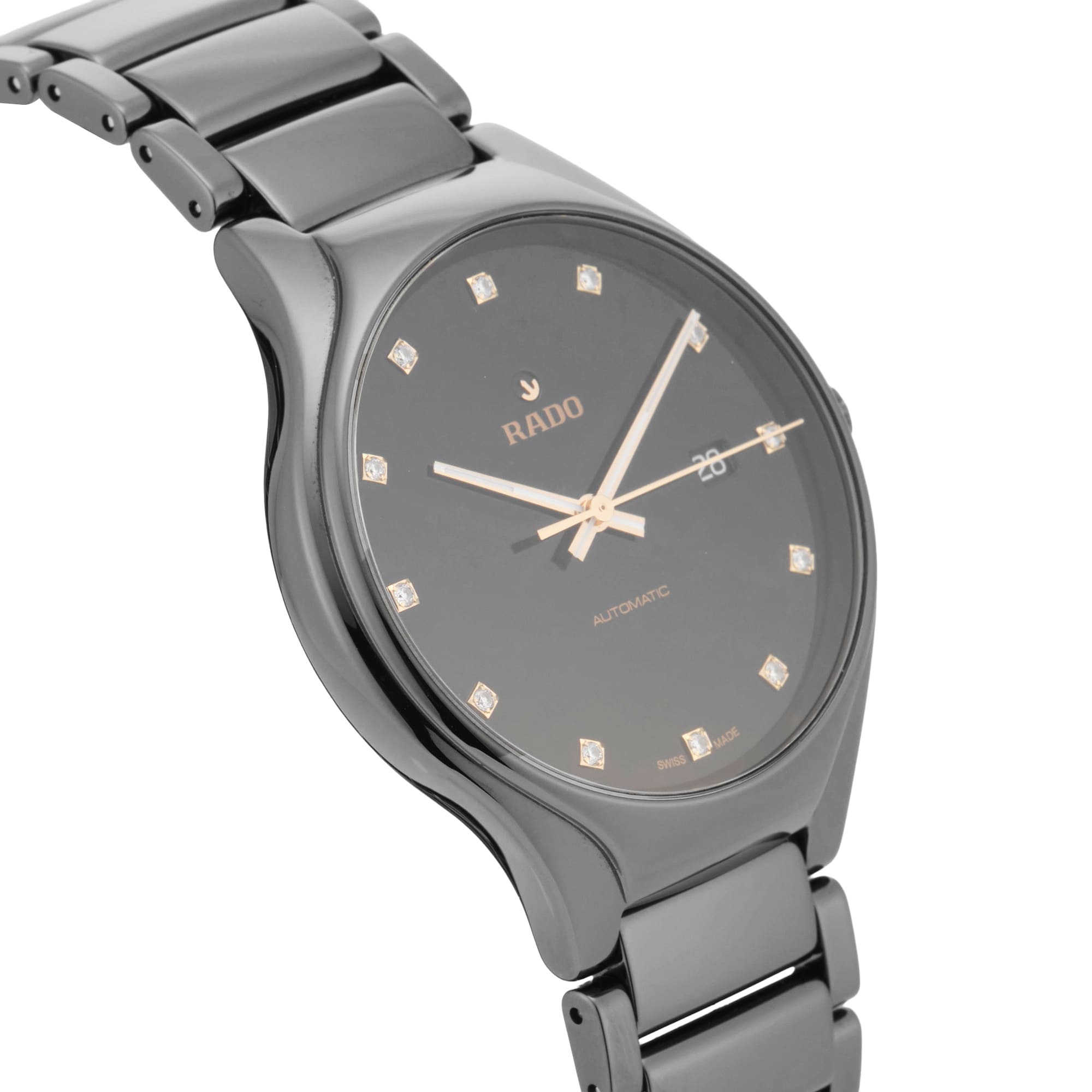Rounding Off Policy Pre-Owned Rado True Round 40mm Ceramic R27056732 | Goldsmiths