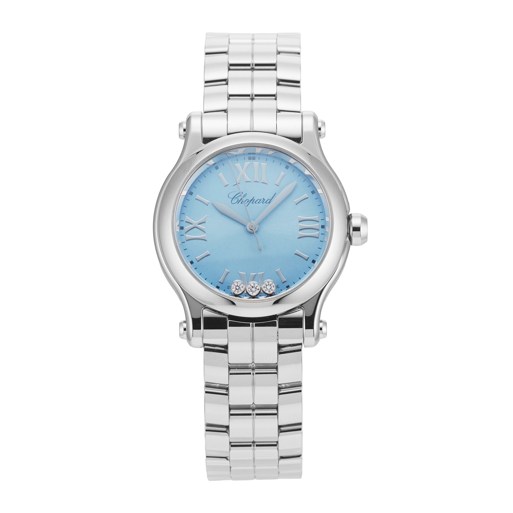 Pre-Owned Chopard Happy Sport 30mm Stainless Steel Pre-Owned Chopard Happy Sport 30mm Stainless Steel