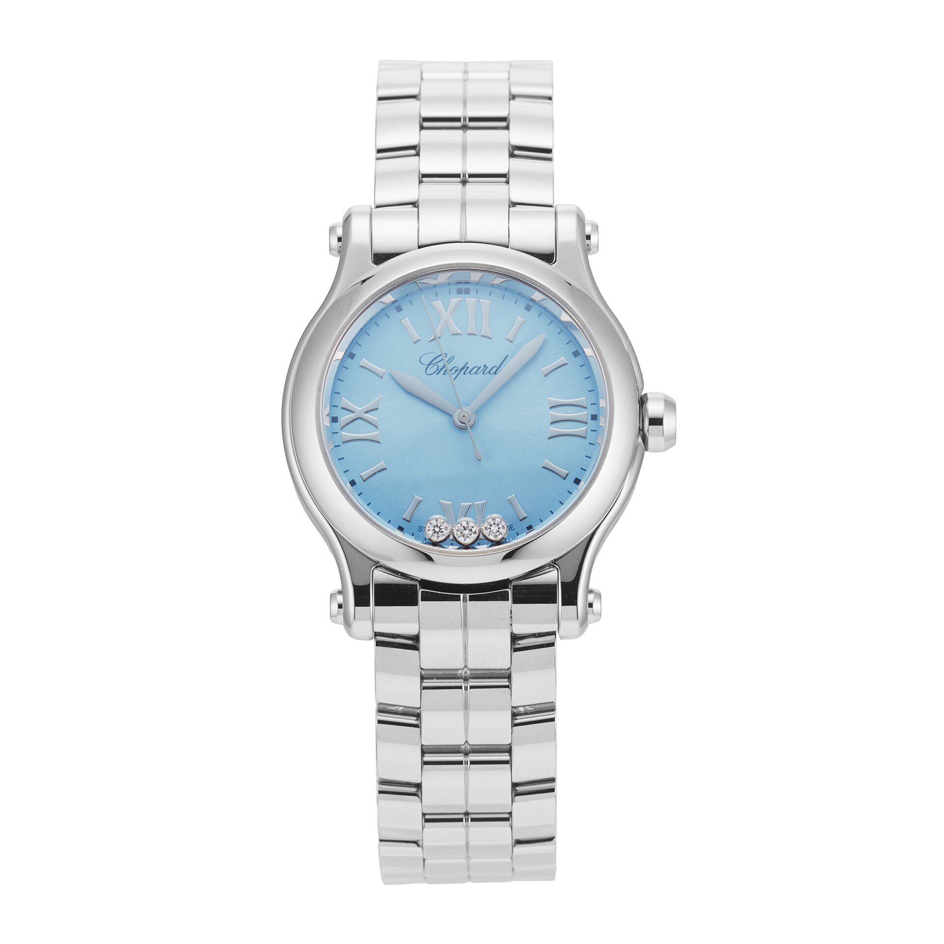 Pre-Owned Chopard Happy Sport 30mm Stainless Steel Pre-Owned Chopard Happy Sport 30mm Stainless Steel