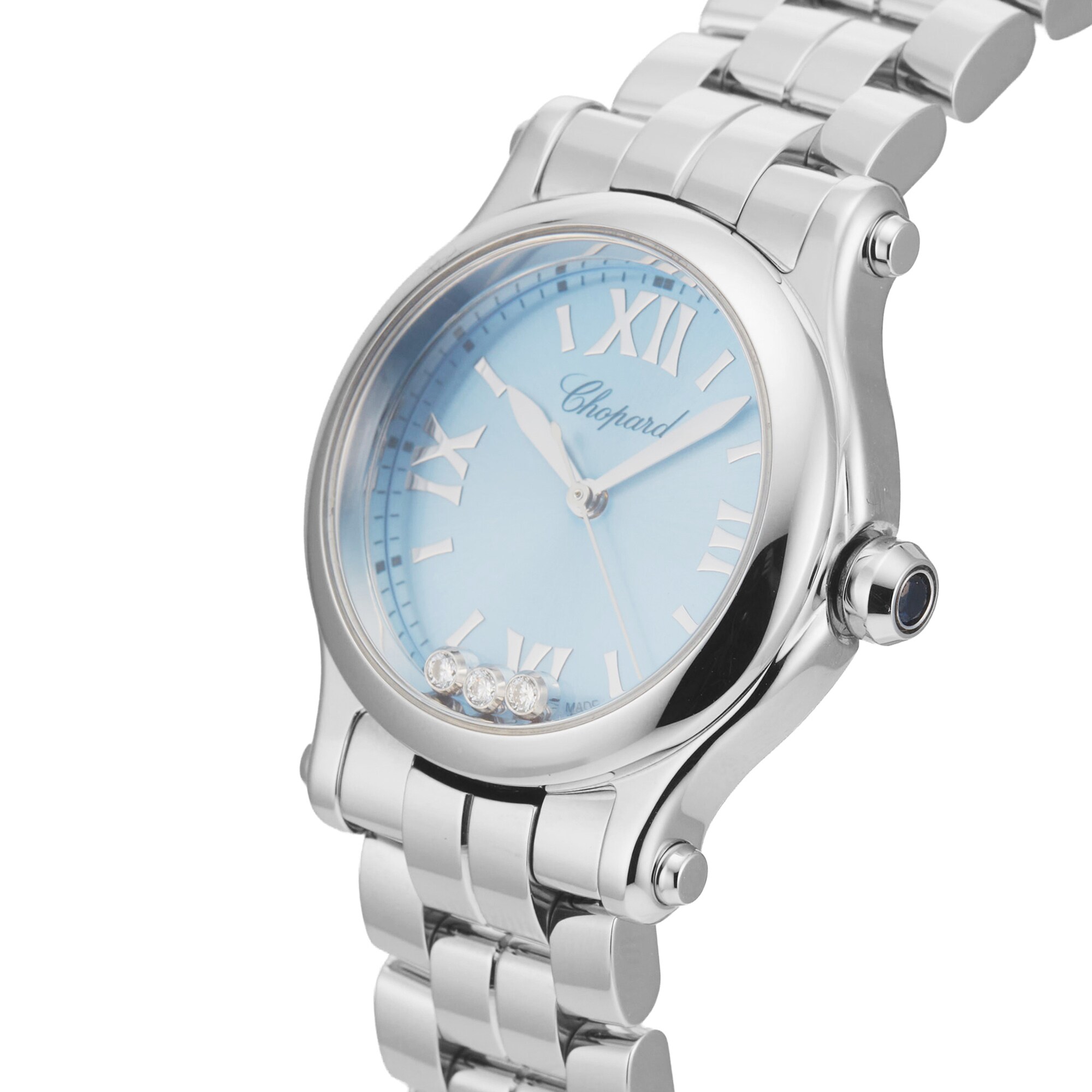 Pre-Owned Chopard Happy Sport 30mm Stainless Steel Pre-Owned Chopard Happy Sport 30mm Stainless Steel