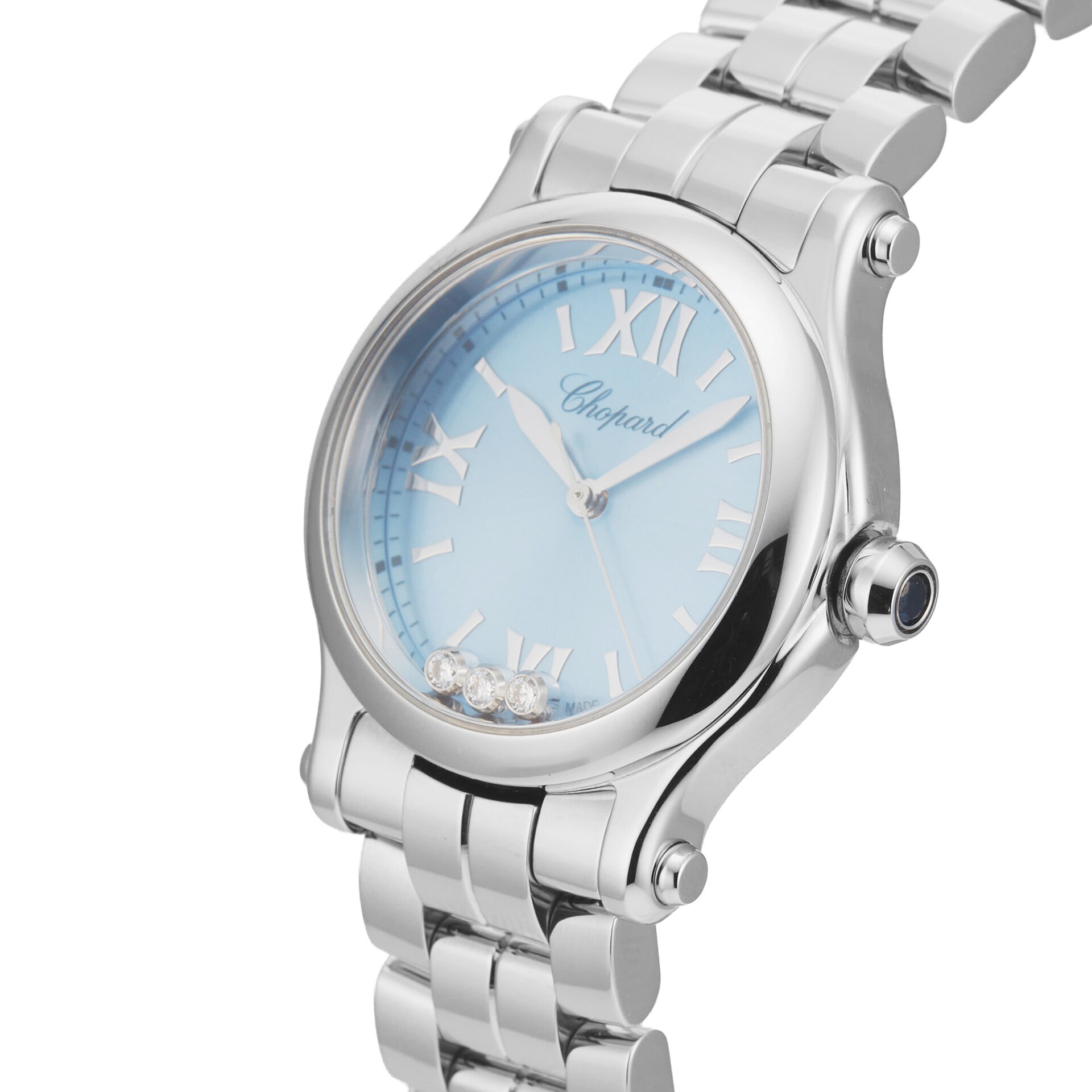 Pre-Owned Chopard Happy Sport 30mm Stainless Steel Pre-Owned Chopard Happy Sport 30mm Stainless Steel