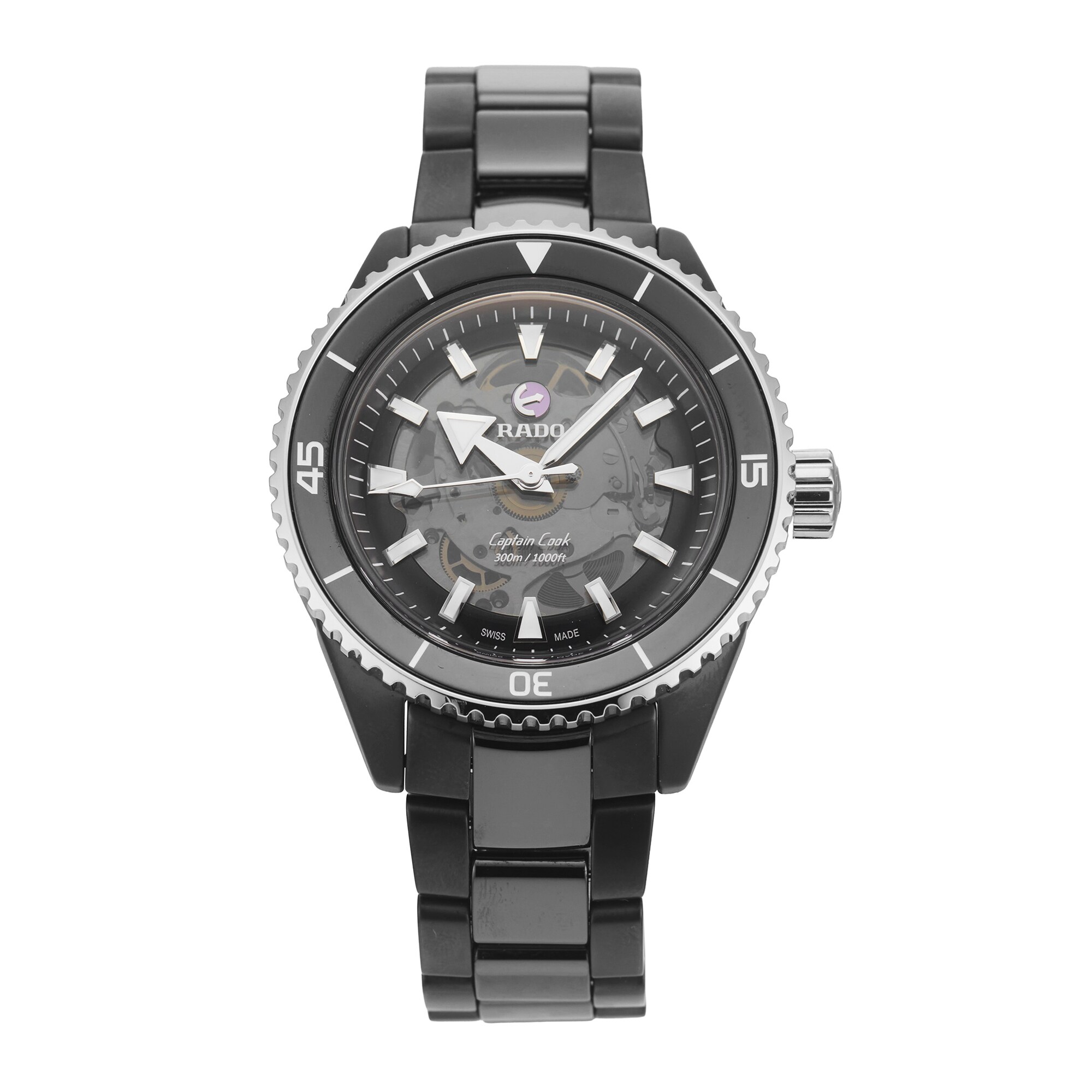 Pre-Owned Rado Captain Cook 43mm Automatic High-Tech Ceramic Pre-Owned Rado Captain Cook 43mm Automatic High-Tech Ceramic