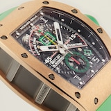 Pre-Owned Richard Mille RM11-01 Roberto Mancini Flyback Chronograph 49mm Titanium and Rose Gold