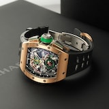 Pre-Owned Richard Mille RM11-01 Roberto Mancini Flyback Chronograph 49mm Titanium and Rose Gold