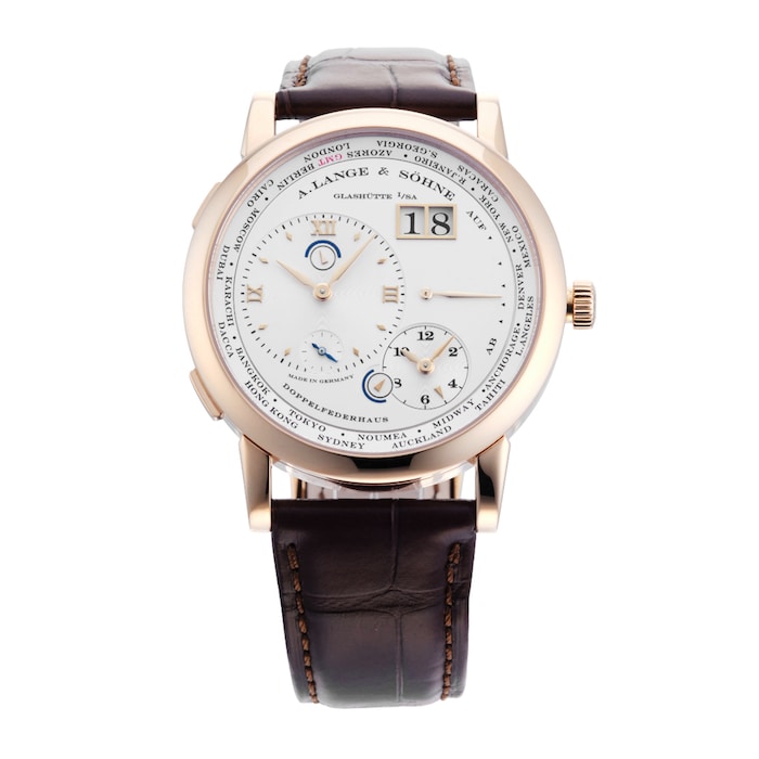 Pre-Owned A.Lange
Sohne Lange1 Time Zone 41.9mm Rose Gold