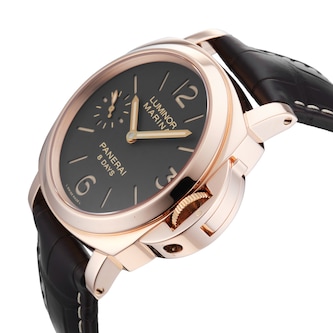 Pre-Owned Panerai Luminor 8 Days 44mm Rose Gold