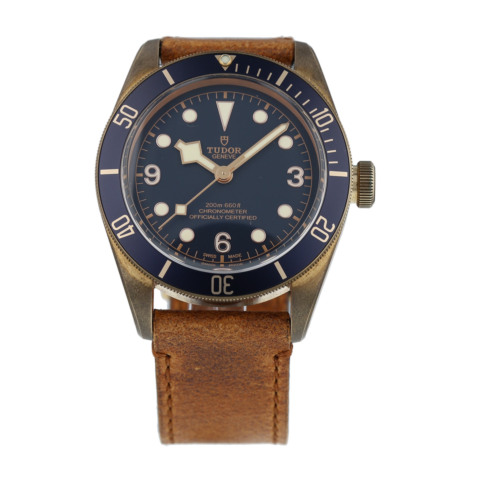 Black Bay Bronze Bucherer Blue Edition Mens Watch M79250BB 0001