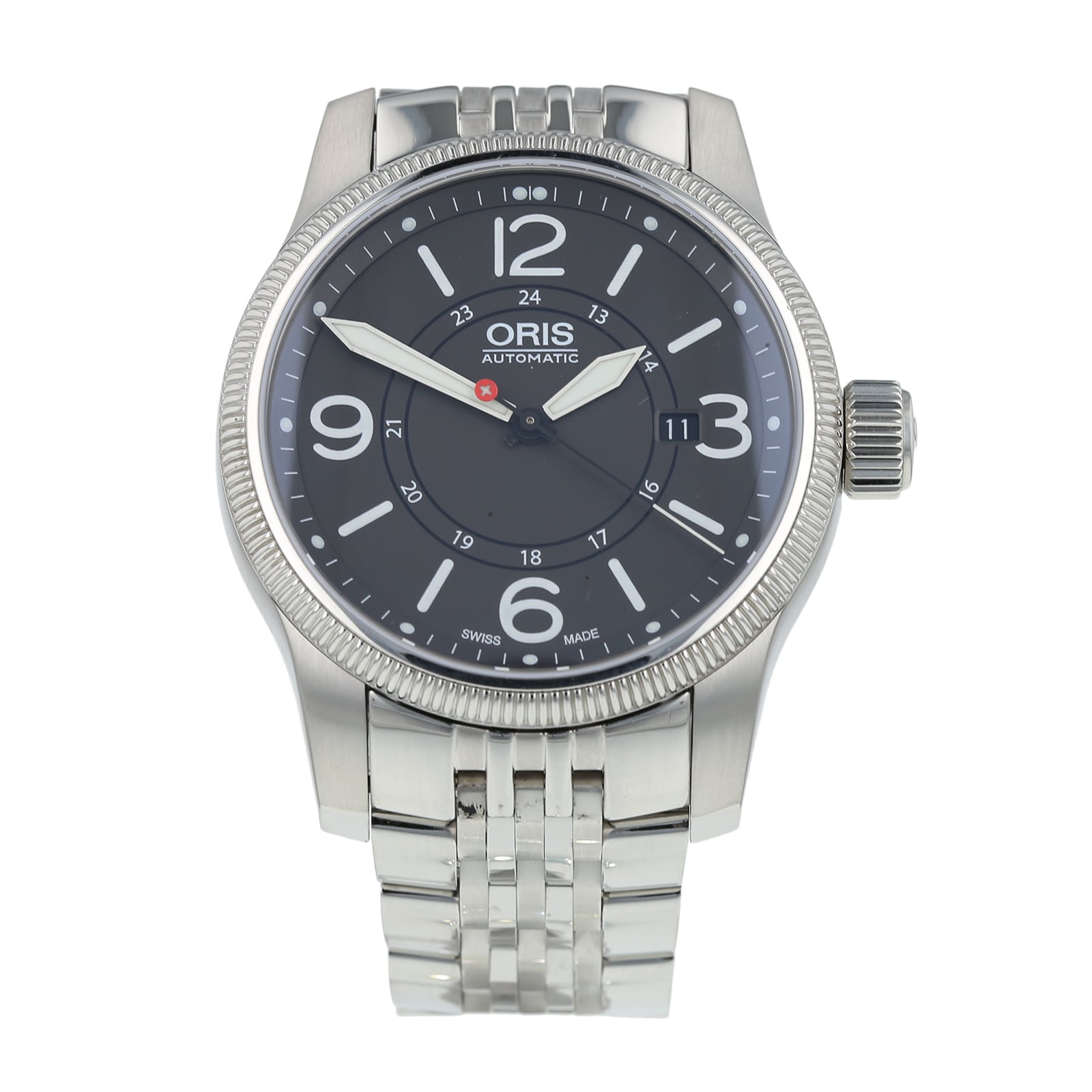 Swiss hunter stainless hot sale steel watch