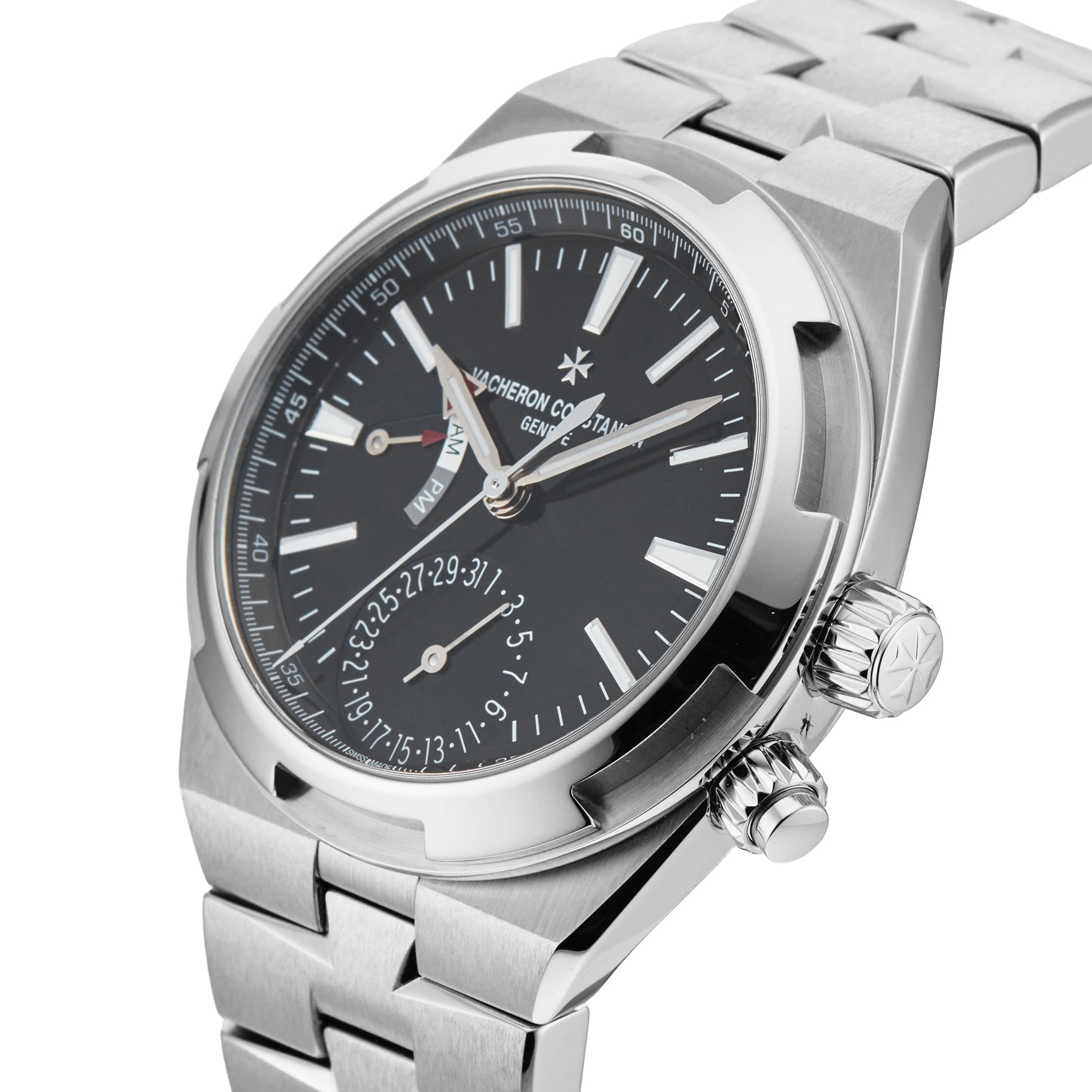 Pre-Owned Vacheron Constantin Overseas Dual Time 41mm Stainless Steel