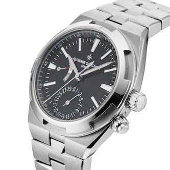 Pre-Owned Vacheron Constantin Overseas Dual Time 41mm Stainless Steel