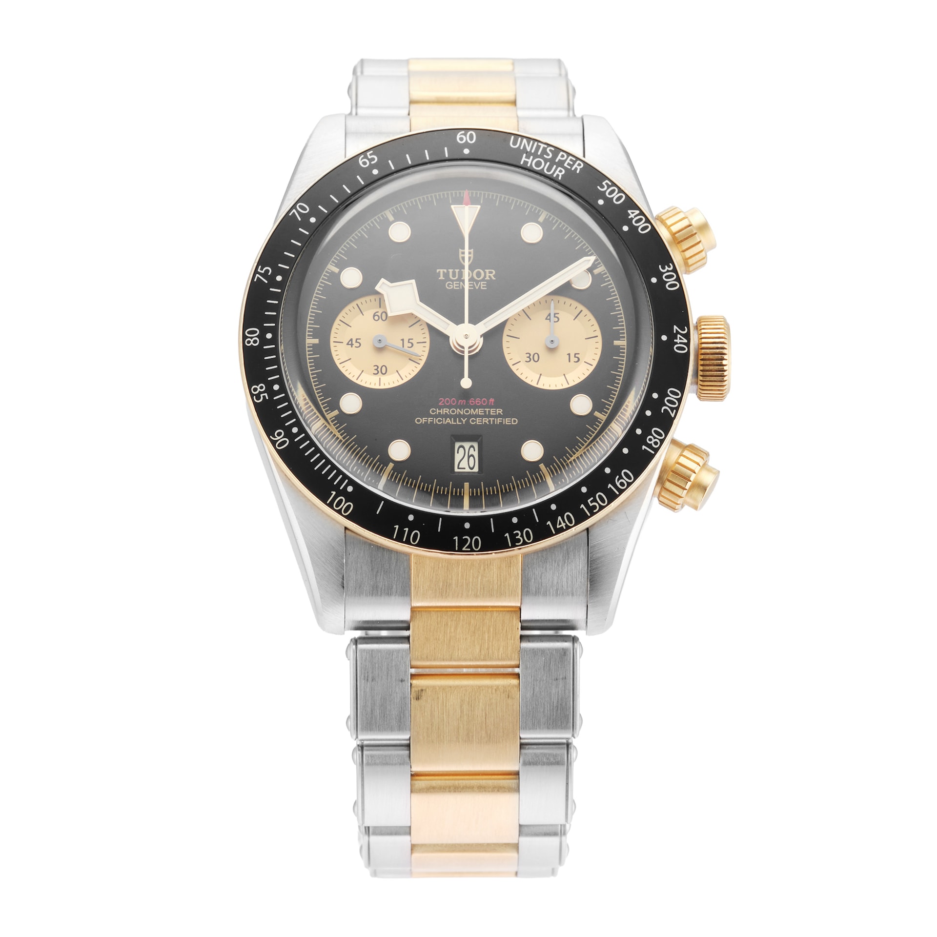 Pre-Owned Tudor Black Bay Chrono S&G 41mm Stainless Steel and Yellow Gold Pre-Owned Tudor Black Bay Chrono S&G 41mm Stainless Steel and Yellow Gold