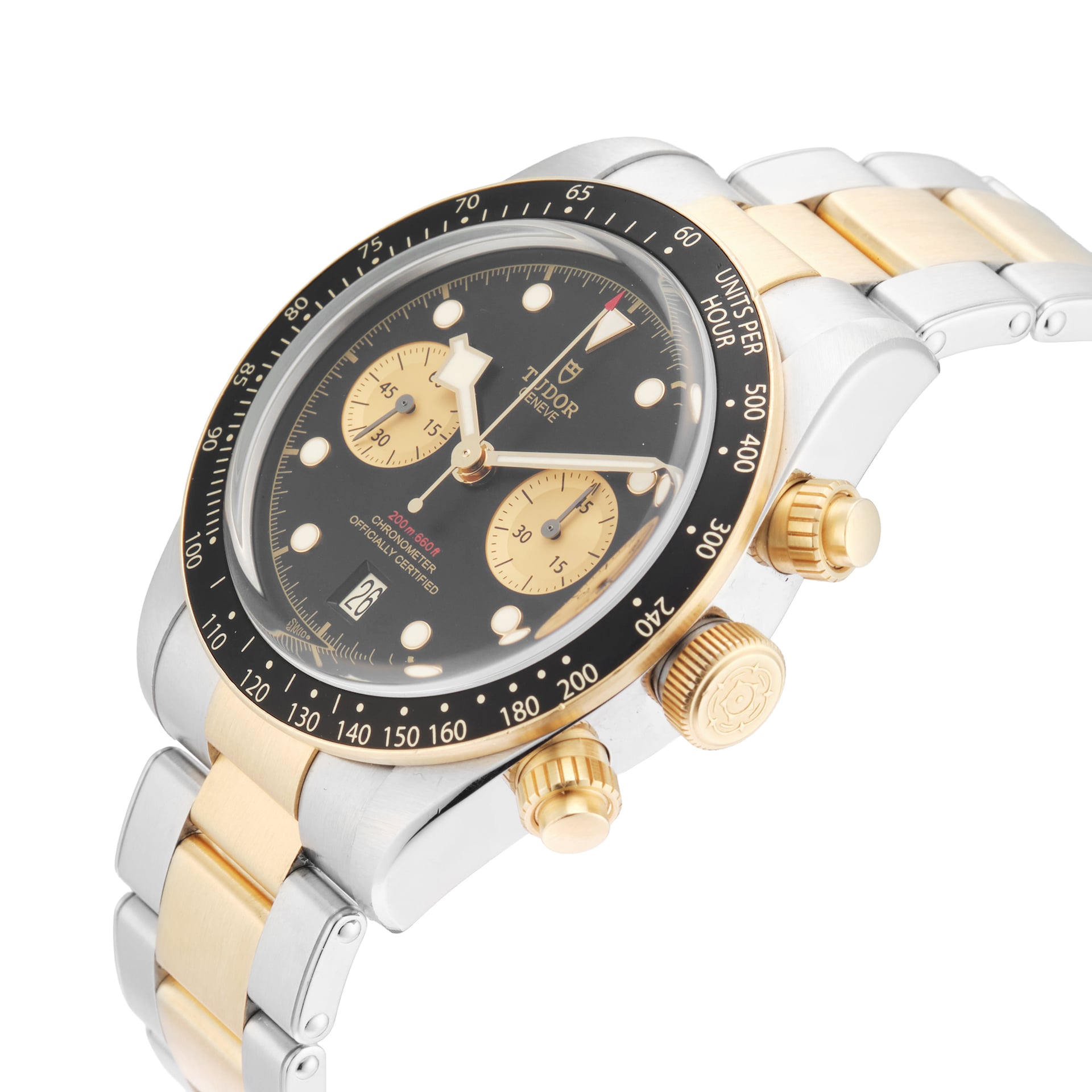Pre-Owned Tudor Black Bay Chrono S&G 41mm Stainless Steel and Yellow Gold Pre-Owned Tudor Black Bay Chrono S&G 41mm Stainless Steel and Yellow Gold