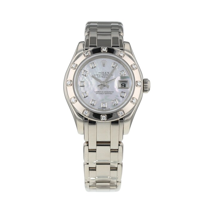 Pre-Owned Rolex Pre-Owned Rolex Datejust Pearlmaster Ladies Watch 80319