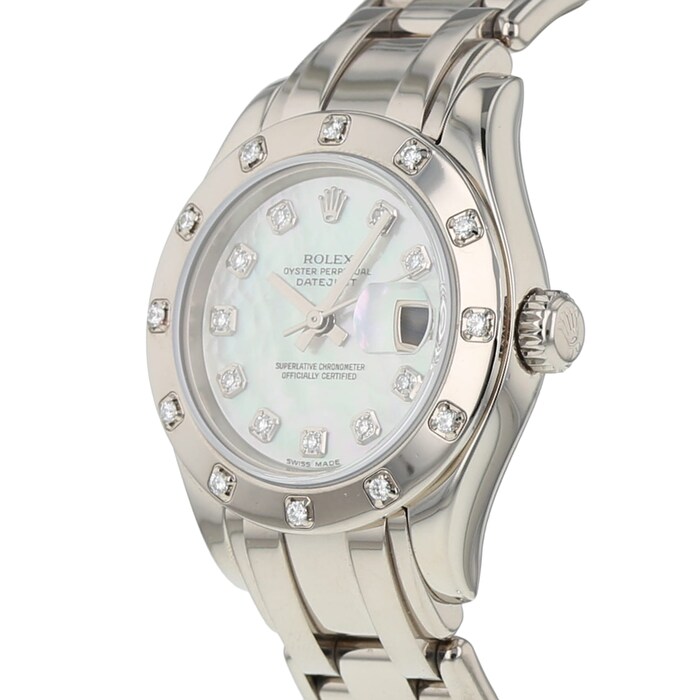 Pre-Owned Rolex Pre-Owned Rolex Datejust Pearlmaster Ladies Watch 80319