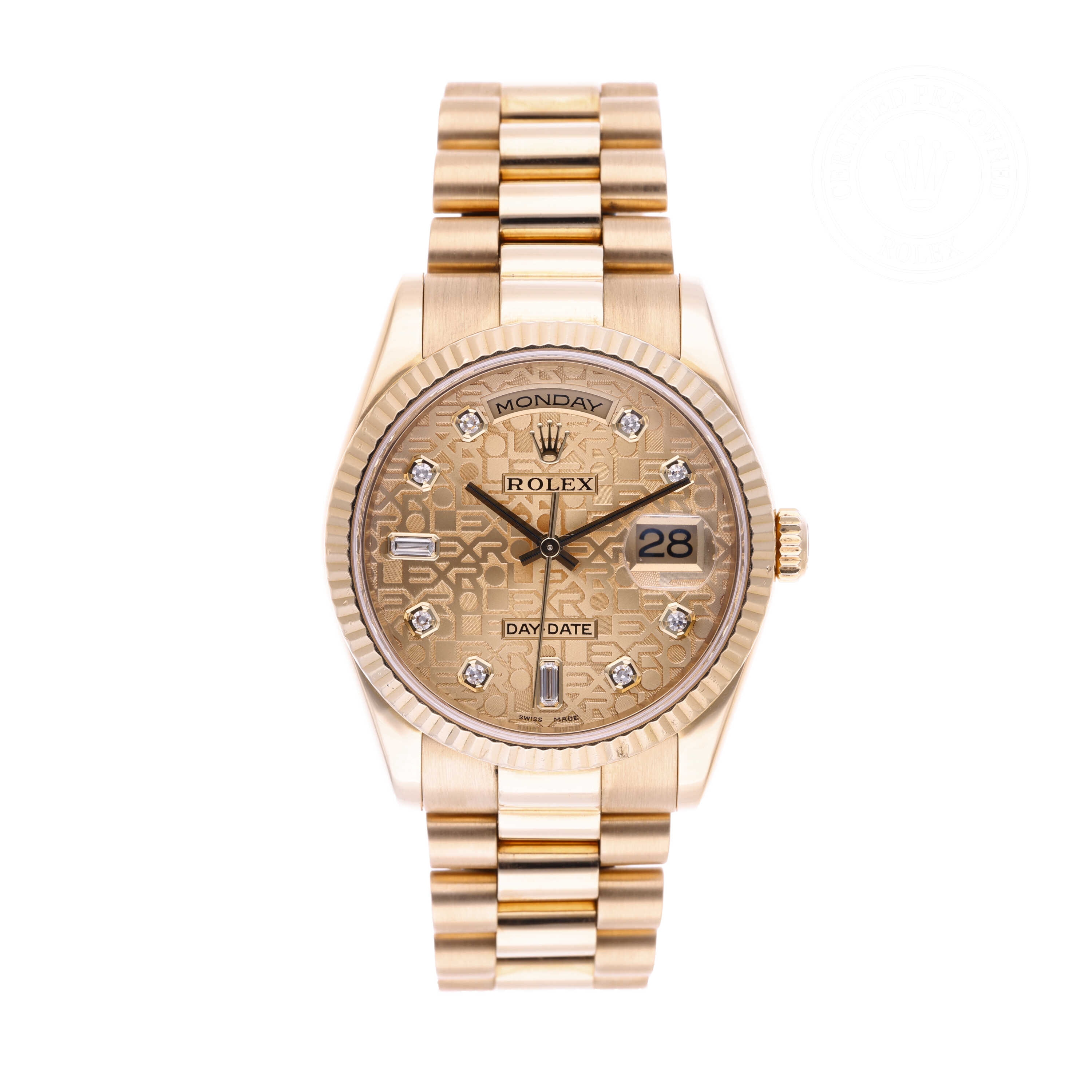 Rolex Day-Date 36 Official Certified Pre-Owned