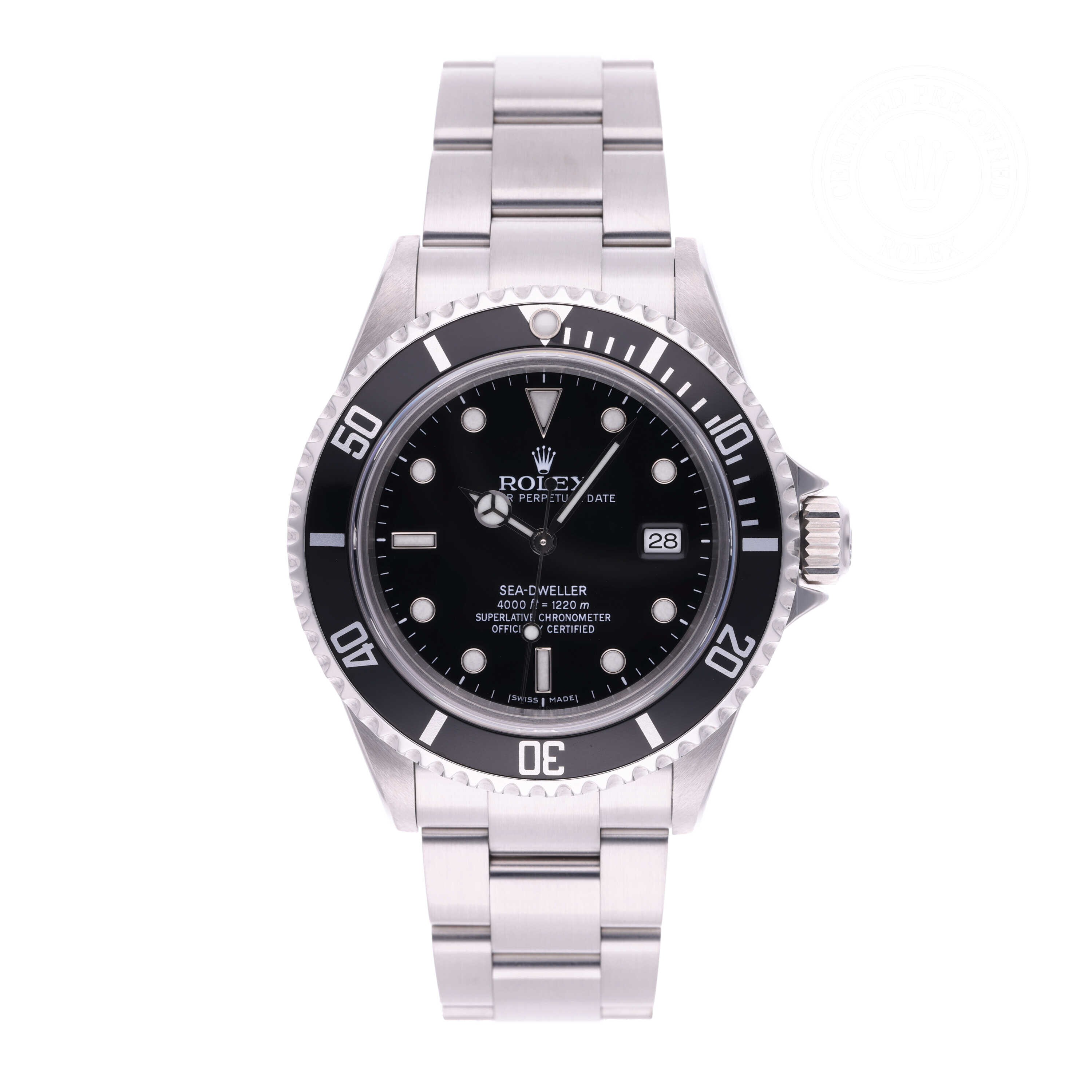 Rolex Sea-Dweller Official Certified Pre-Owned