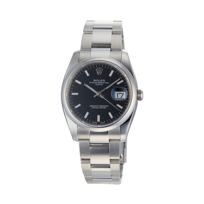 Pre-Owned Rolex Pre-Owned Rolex Oyster Perpetual Date 34 Mens Watch 115200