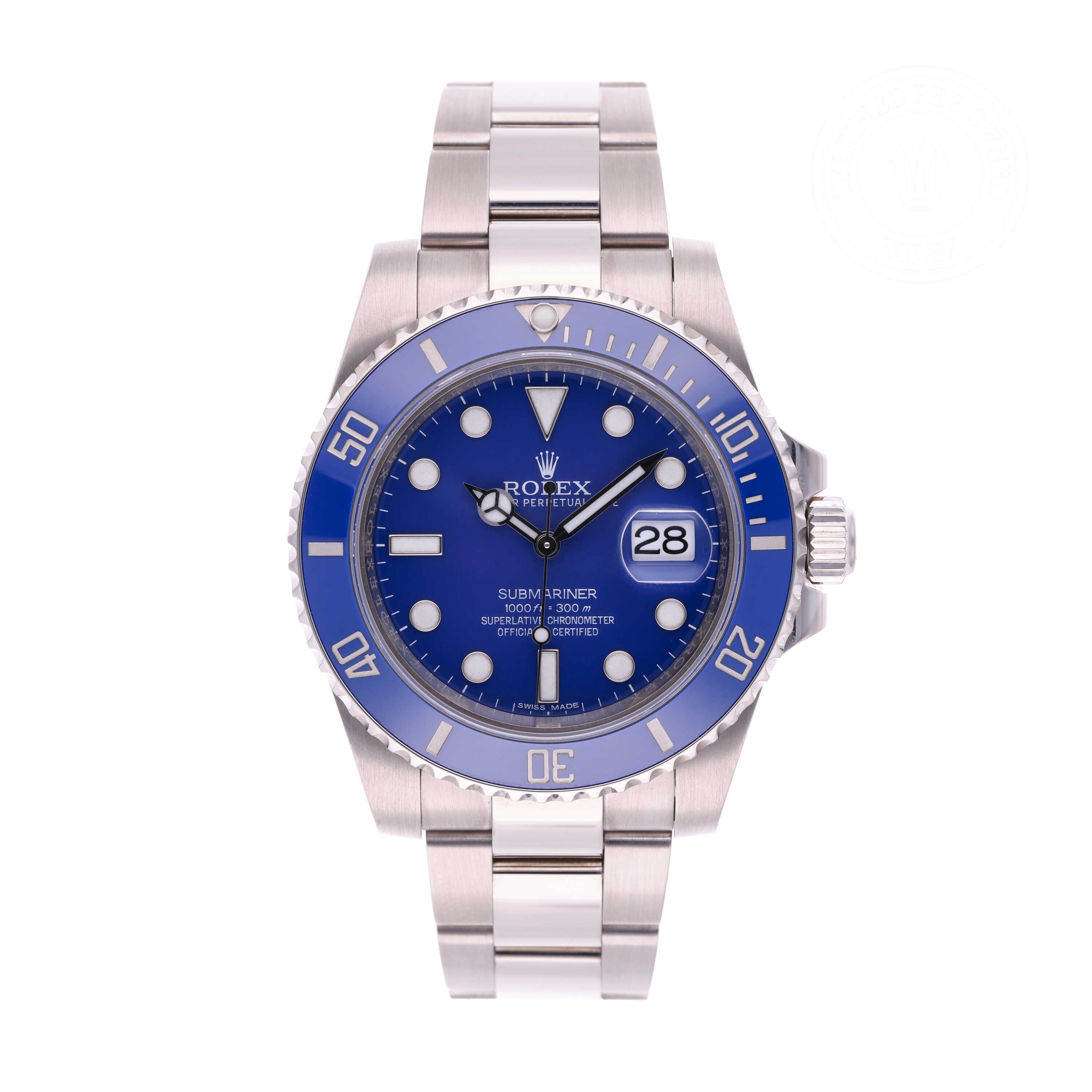 Rolex Submariner Date Official Certified Pre-Owned