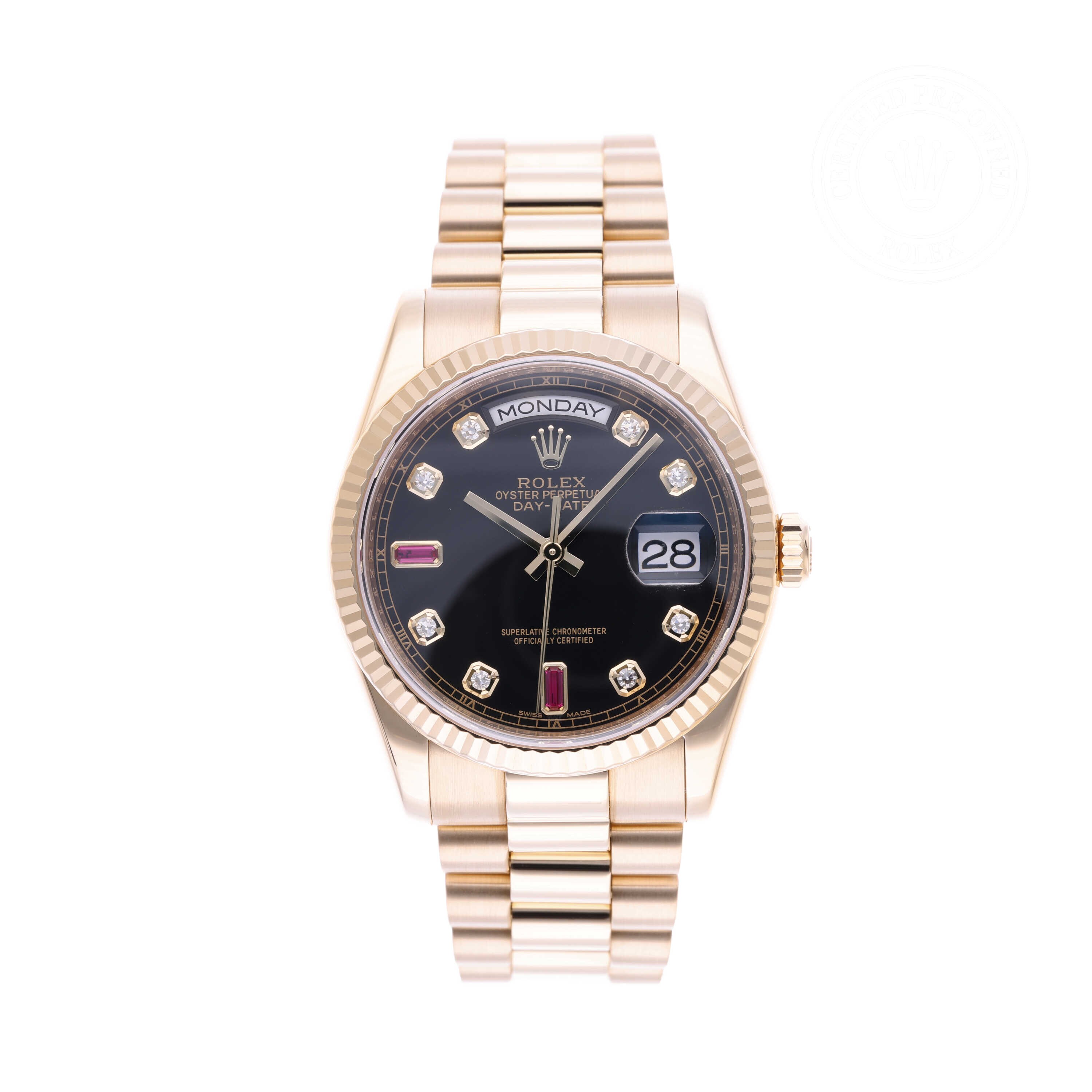 Rolex Day-Date 36 Official Certified Pre-Owned