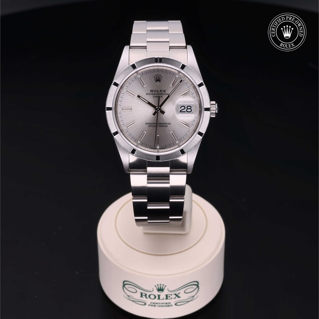 Rolex Rolex Certified Pre-Owned Oyster Perpetual Date 34 Rolex Rolex Certified Pre-Owned Oyster Perpetual Date 34