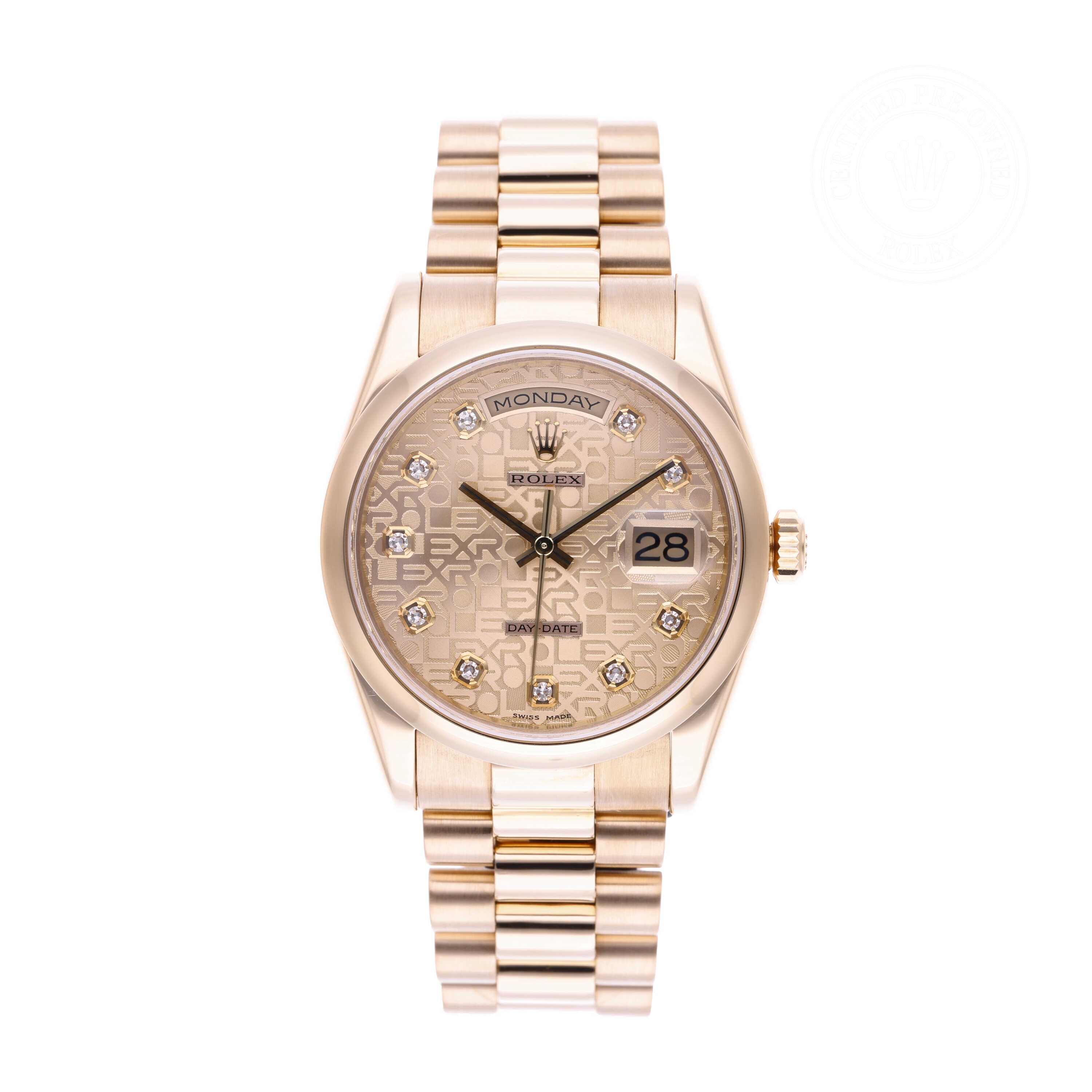 Rolex Day-Date 36 Official Certified Pre-Owned