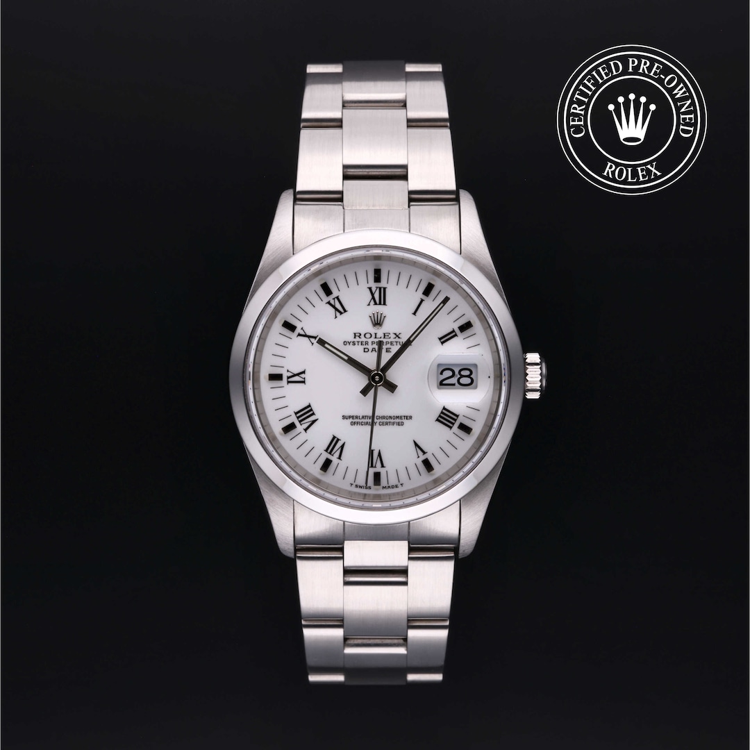 Rolex Rolex Certified Pre-Owned Oyster Perpetual Date 34 Rolex Rolex Certified Pre-Owned Oyster Perpetual Date 34