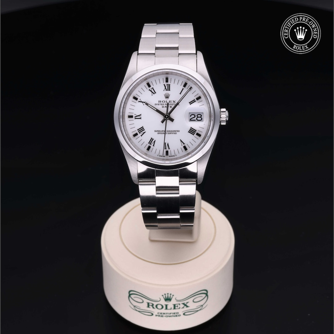 Rolex Rolex Certified Pre-Owned Oyster Perpetual Date 34 Rolex Rolex Certified Pre-Owned Oyster Perpetual Date 34