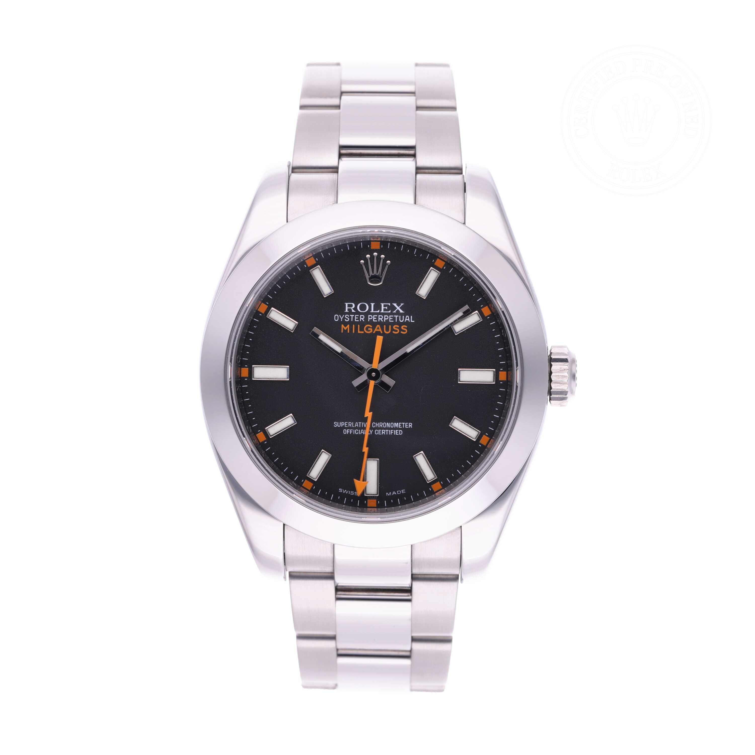 Rolex Milgauss Official Certified Pre-Owned