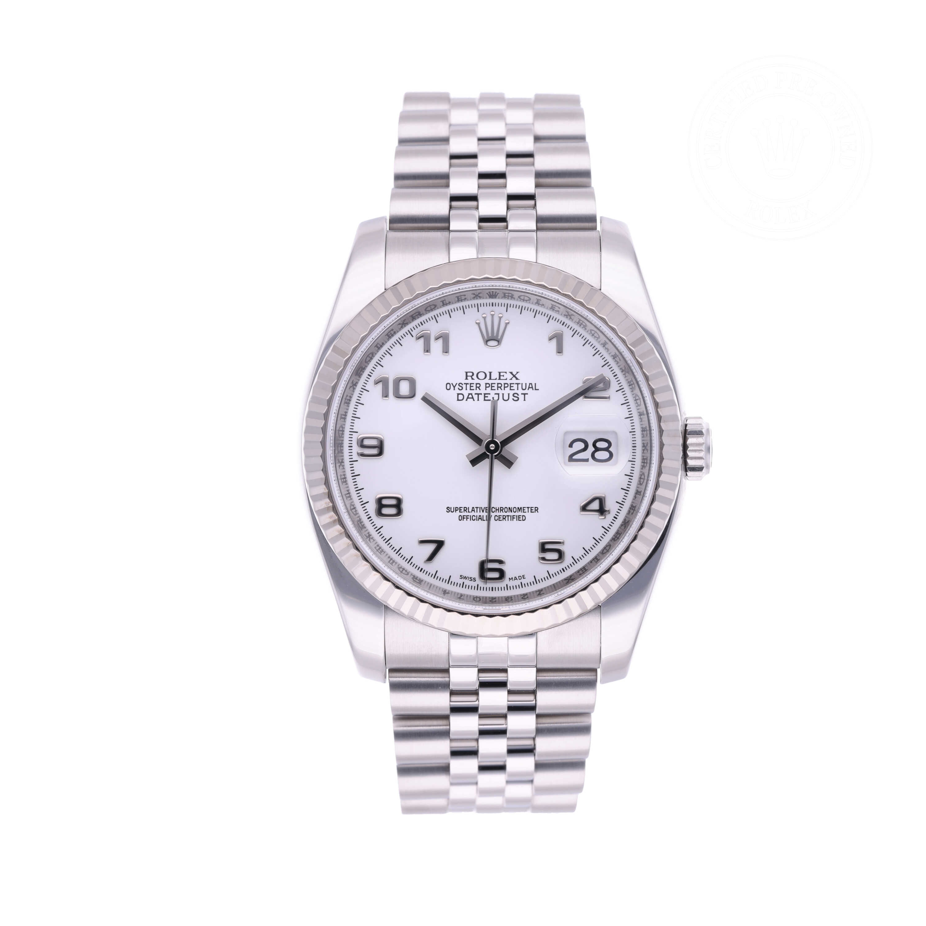 Rolex Datejust Official Certified Pre-Owned