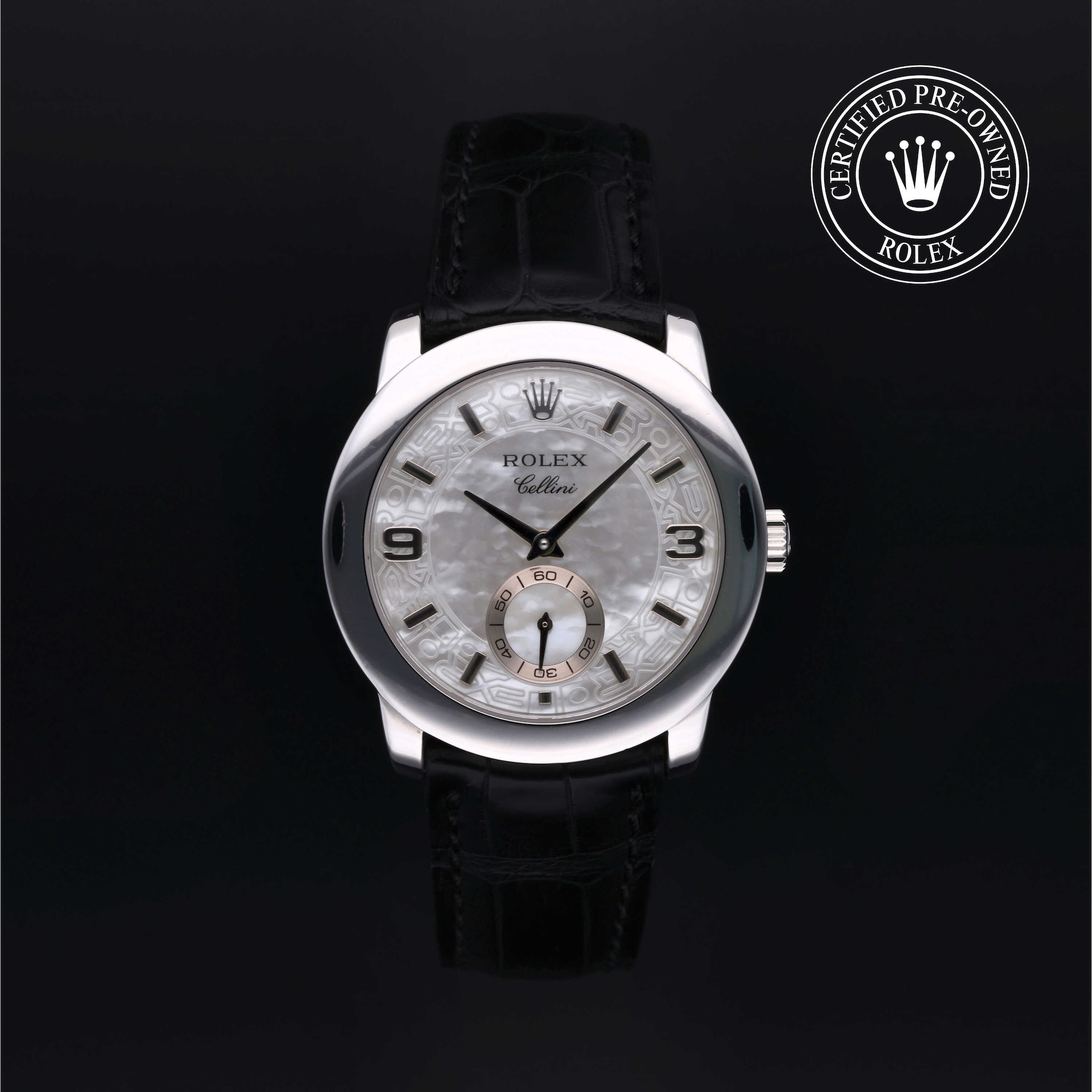 Rolex Certified Pre-Owned Cellini Cellinium 35 Rolex Certified Pre-Owned Cellini Cellinium 35
