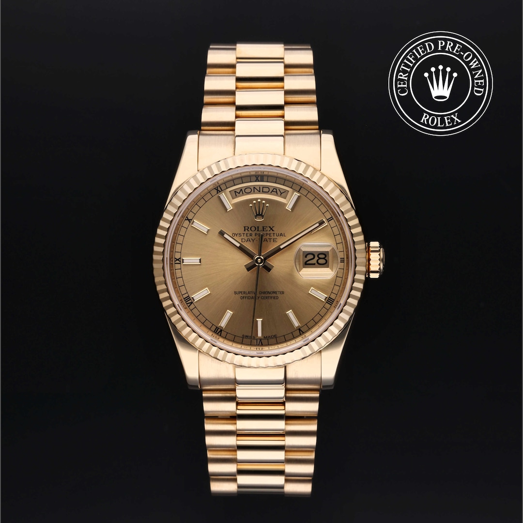 Rolex Certified Pre-Owned Day-Date 36 Rolex Certified Pre-Owned Day-Date 36