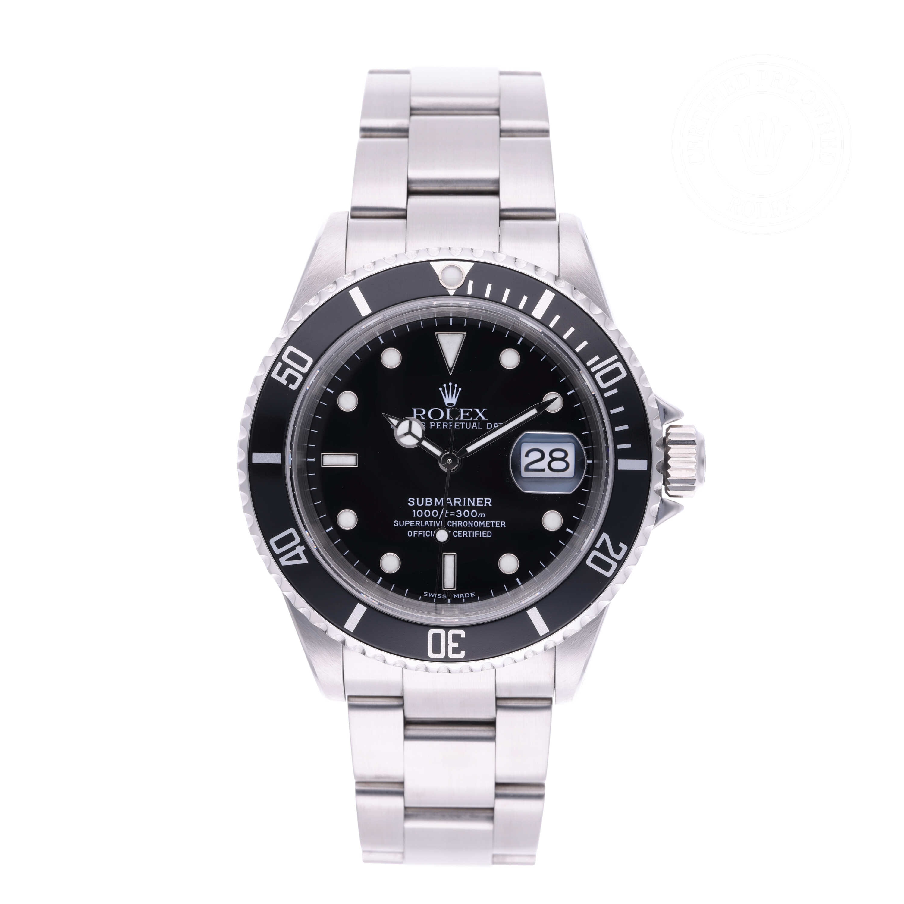 Rolex Submariner Date Official Certified Pre-Owned