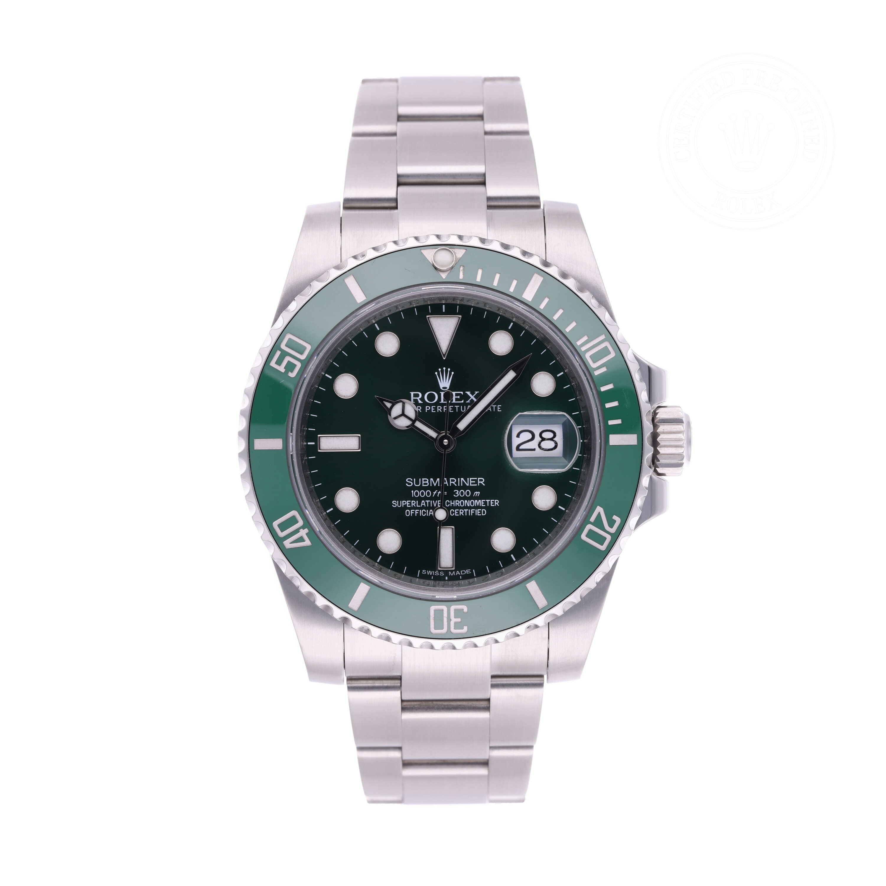 Rolex Submariner Date Official Certified Pre-Owned