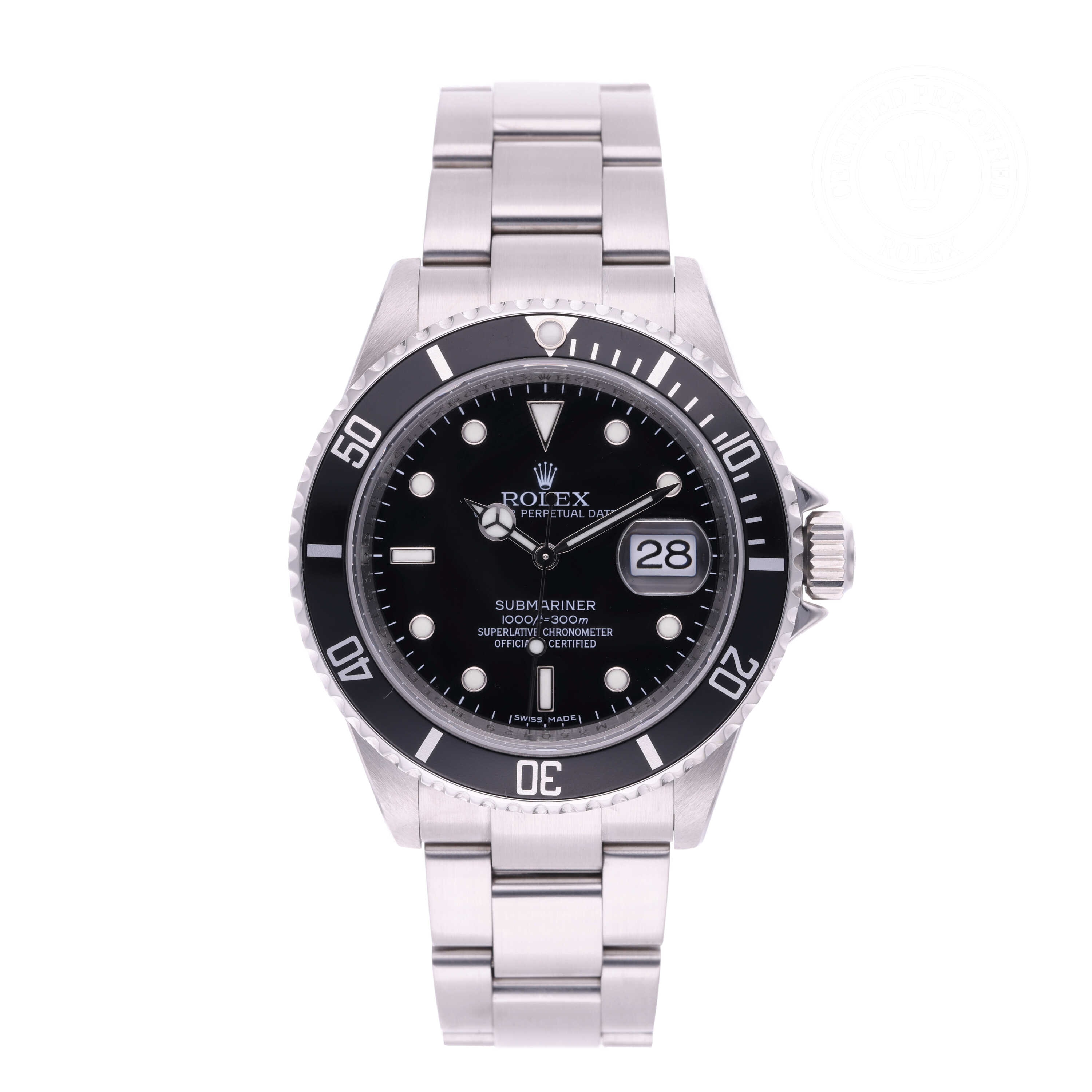 Rolex Submariner Date Official Certified Pre-Owned