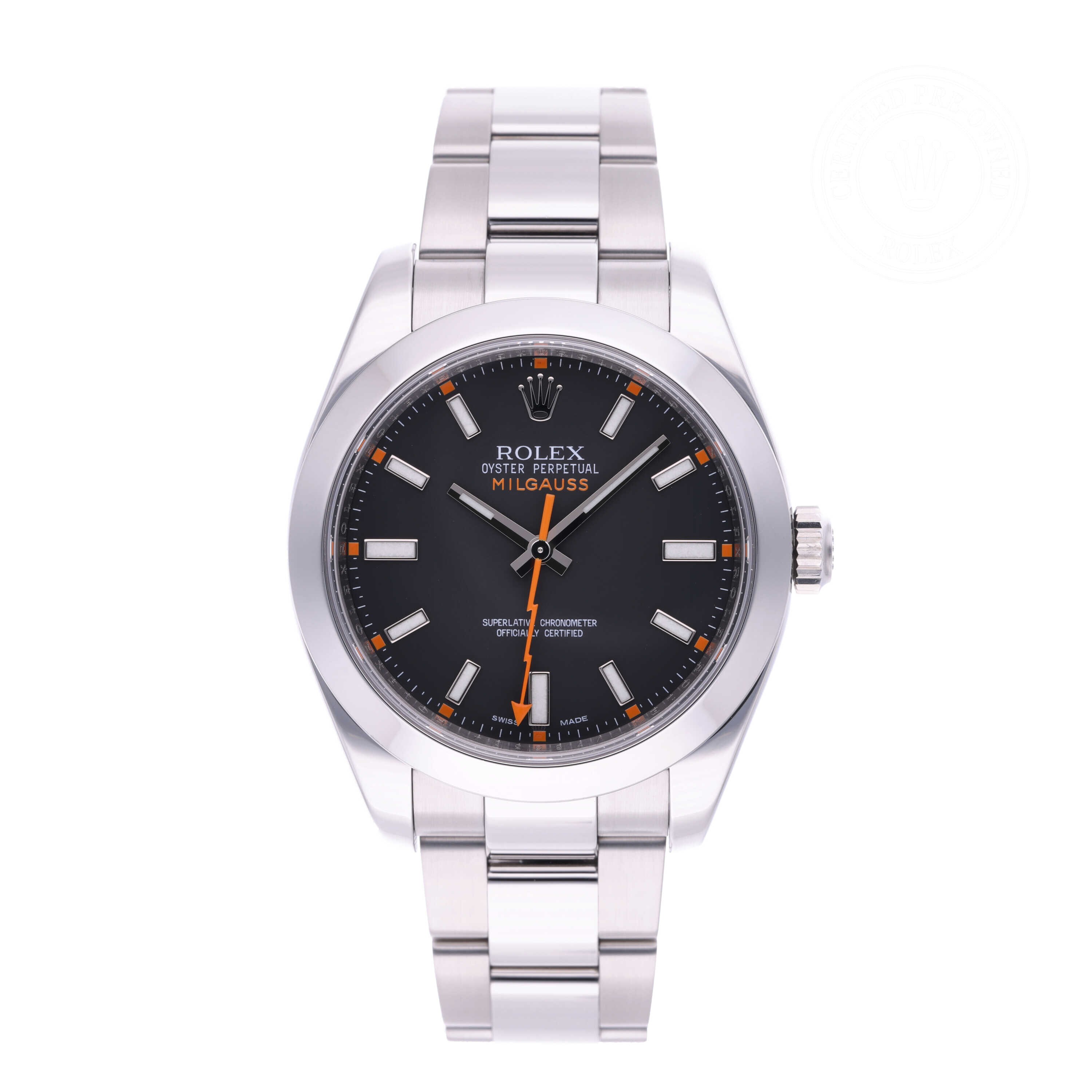 Rolex Milgauss Official Certified Pre-Owned
