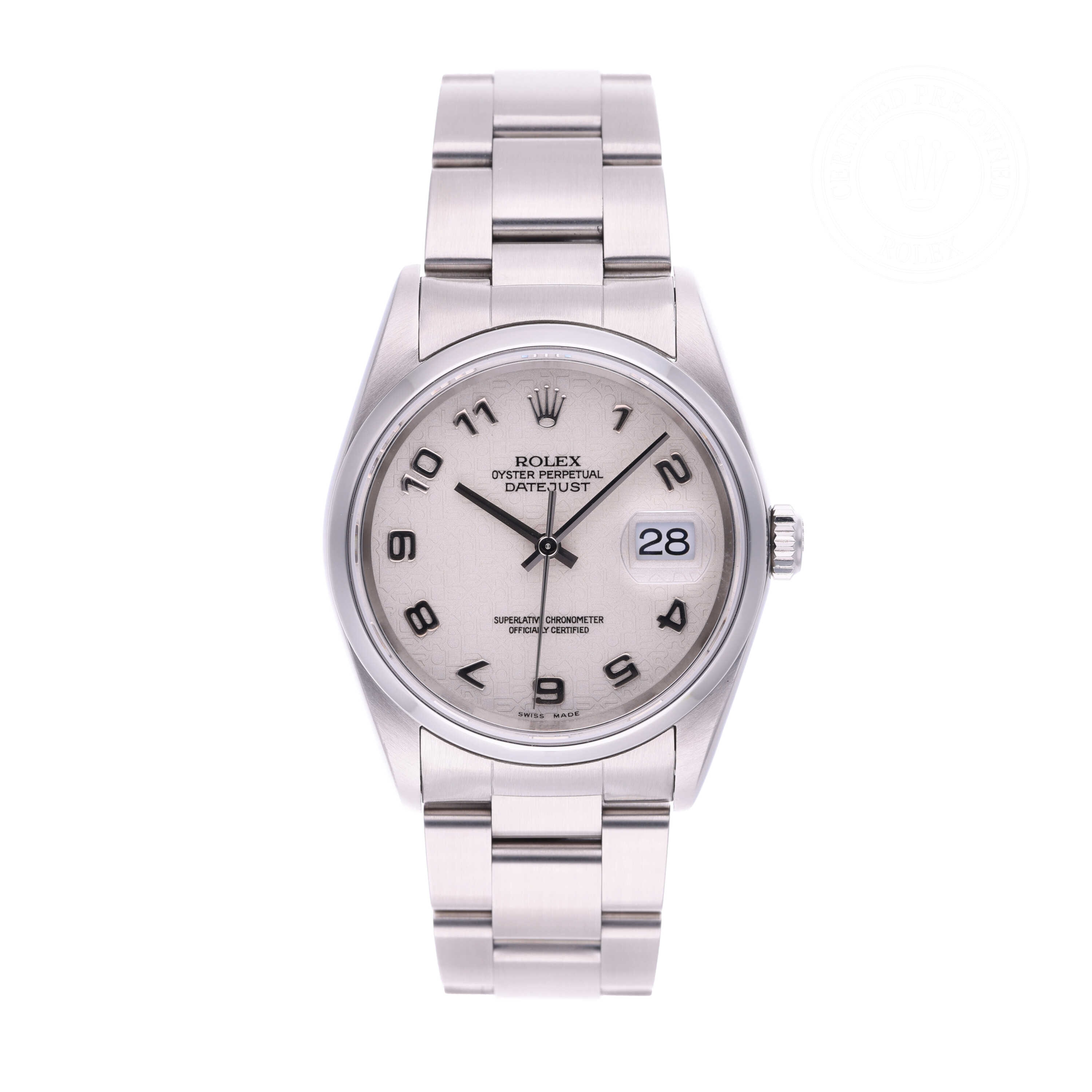 Rolex Datejust 36 Official Certified Pre-Owned