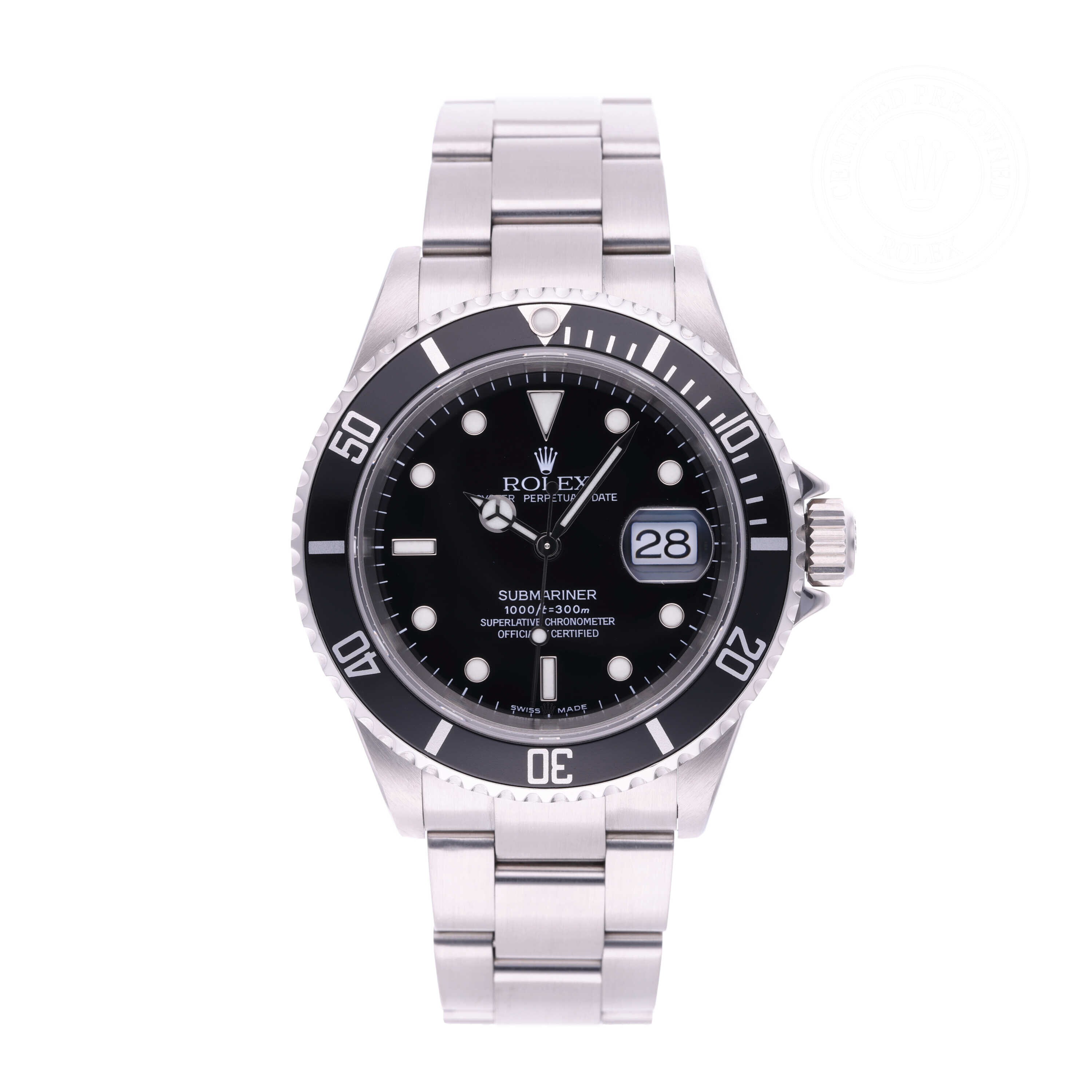 Rolex Submariner Date Official Certified Pre-Owned