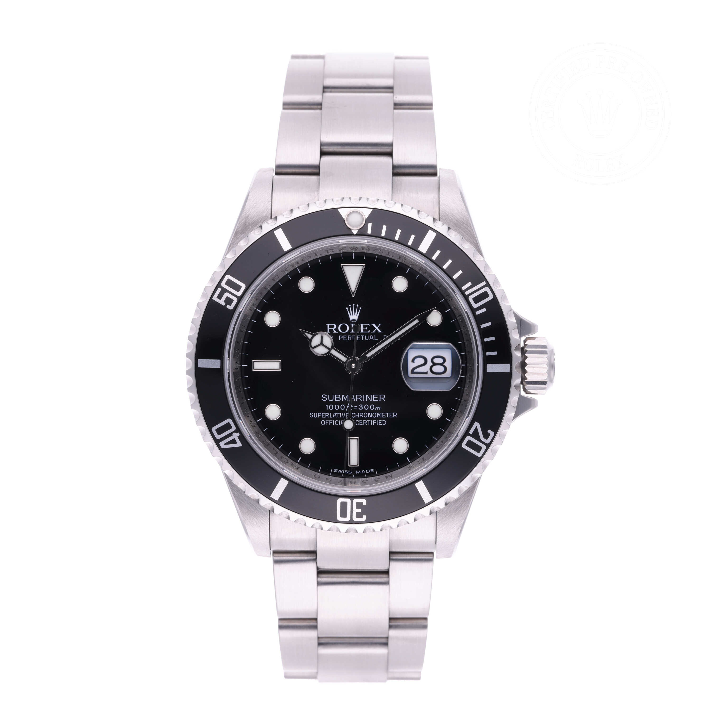 Rolex Submariner Date Official Certified Pre-Owned