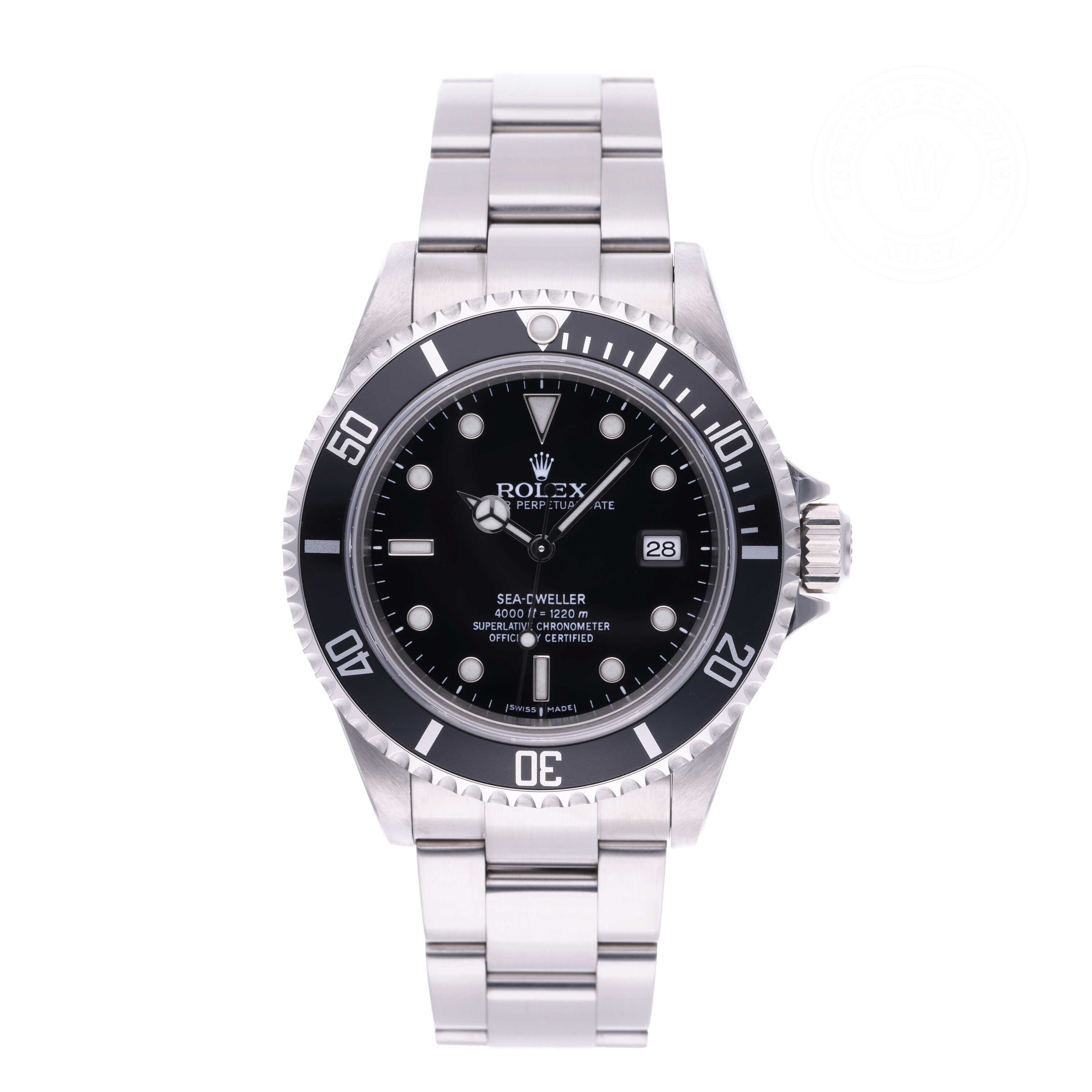Rolex Sea-Dweller Official Certified Pre-Owned