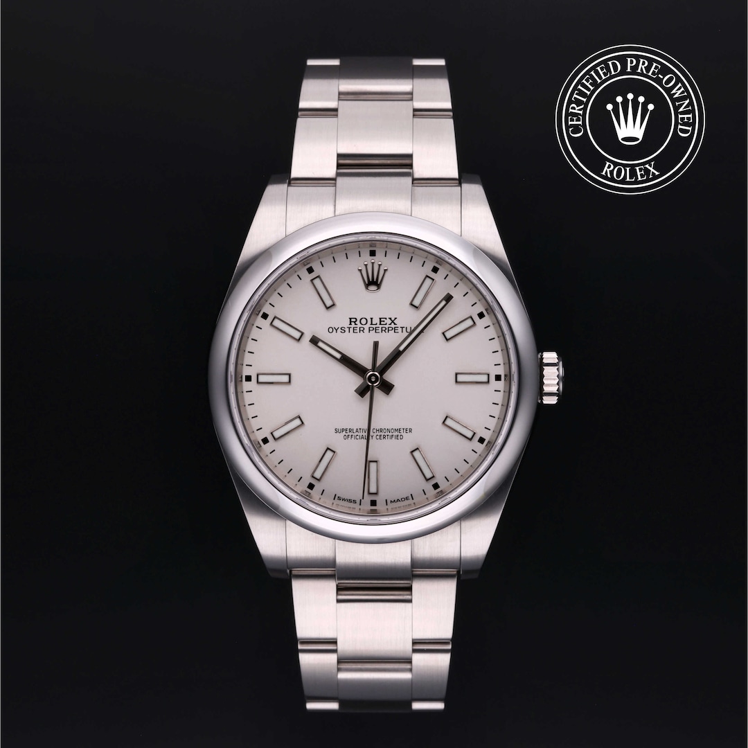 Oyster perpetual sale white 39